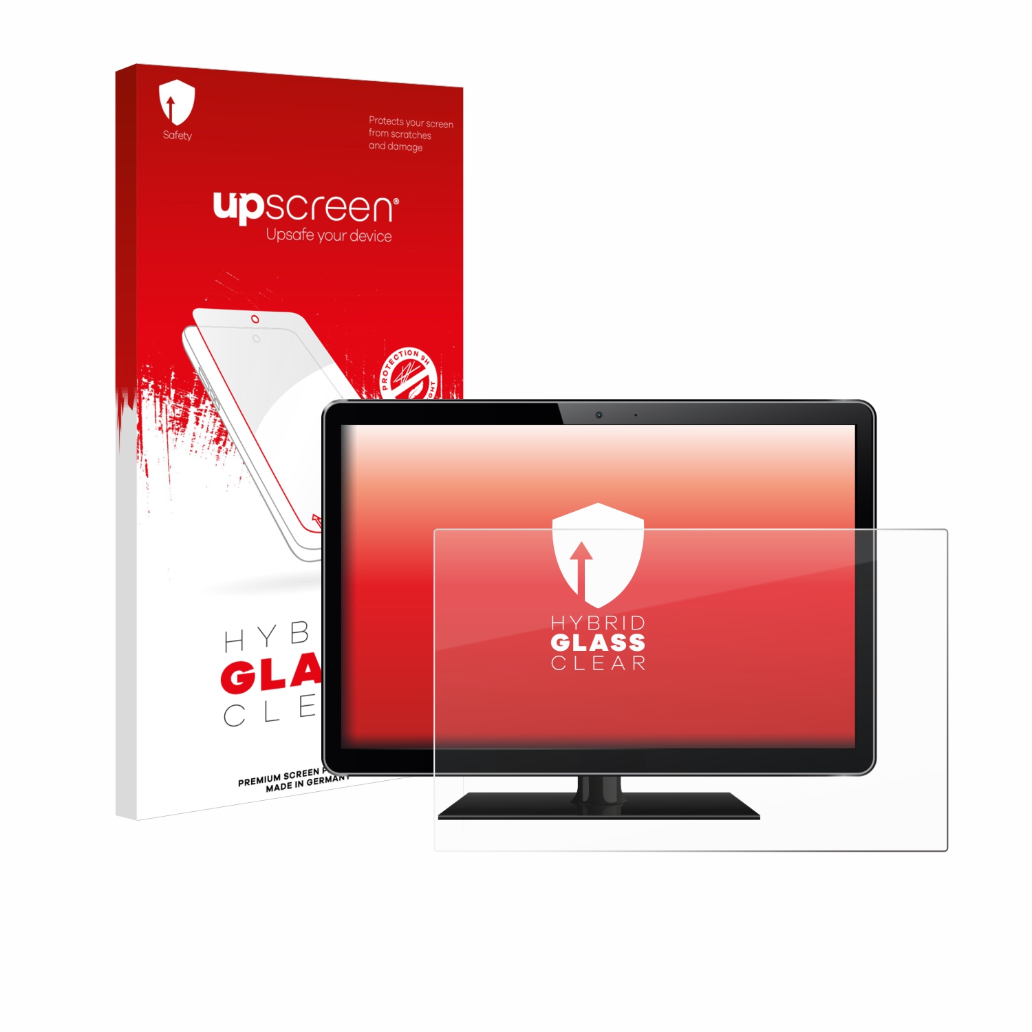 čirá skleněná fólie upscreen Hybrid Glas pro All-In-One PC s 14 palcovým displejem [310 mm x 175 mm, 16:9]