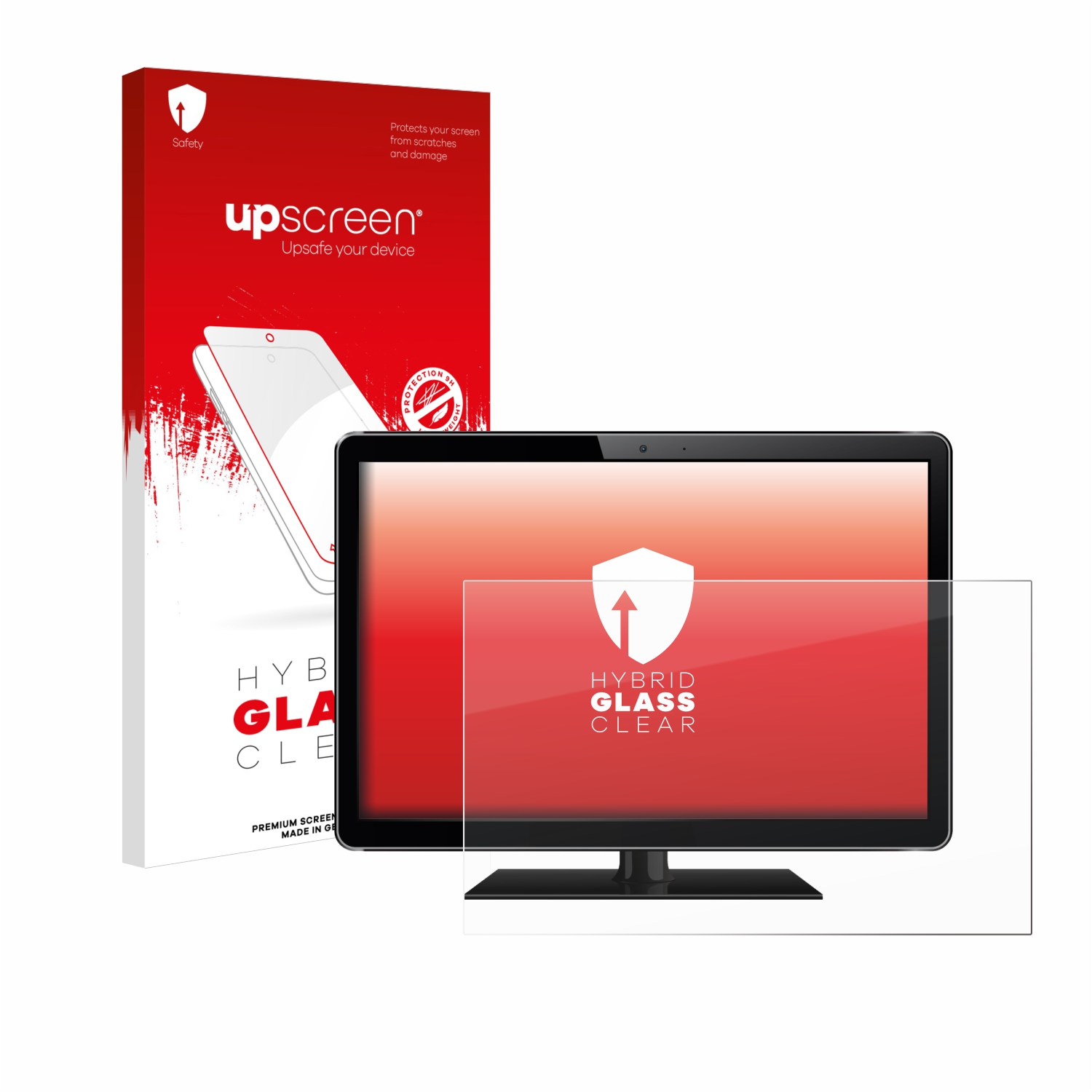 čirá skleněná fólie upscreen Hybrid Glas pro All-In-One PC s 13.3 palcovým displejem [294 mm x 165.5 mm, 16:9]