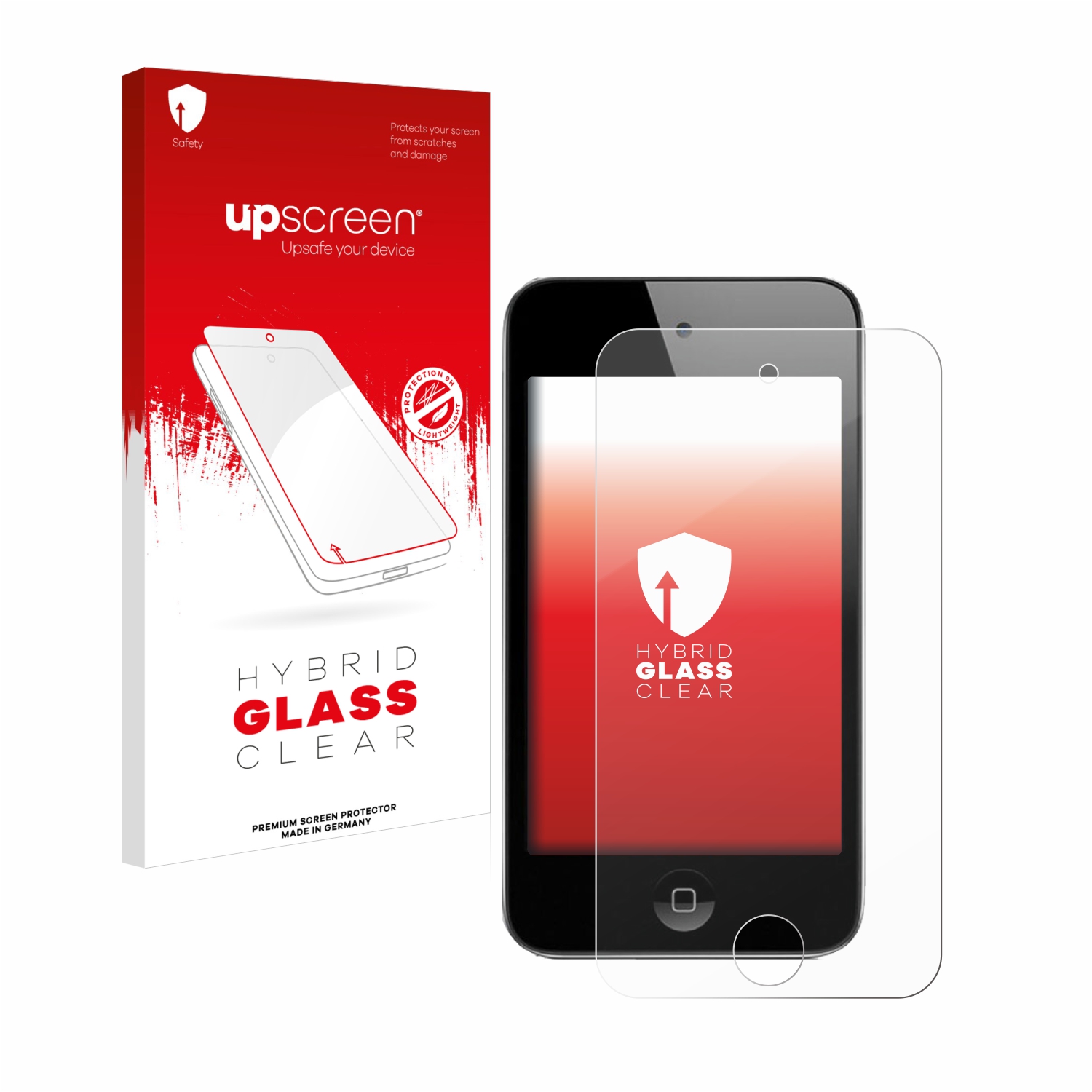 čirá skleněná fólie upscreen Hybrid Glas pro Apple iPod Touch (4. Gen.)