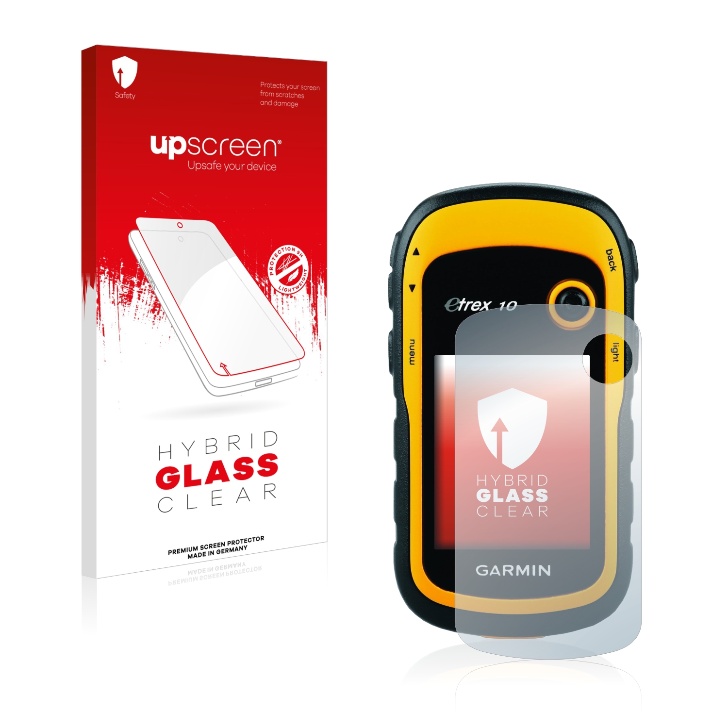 čirá skleněná fólie upscreen Hybrid Glas pro Garmin eTrex 10