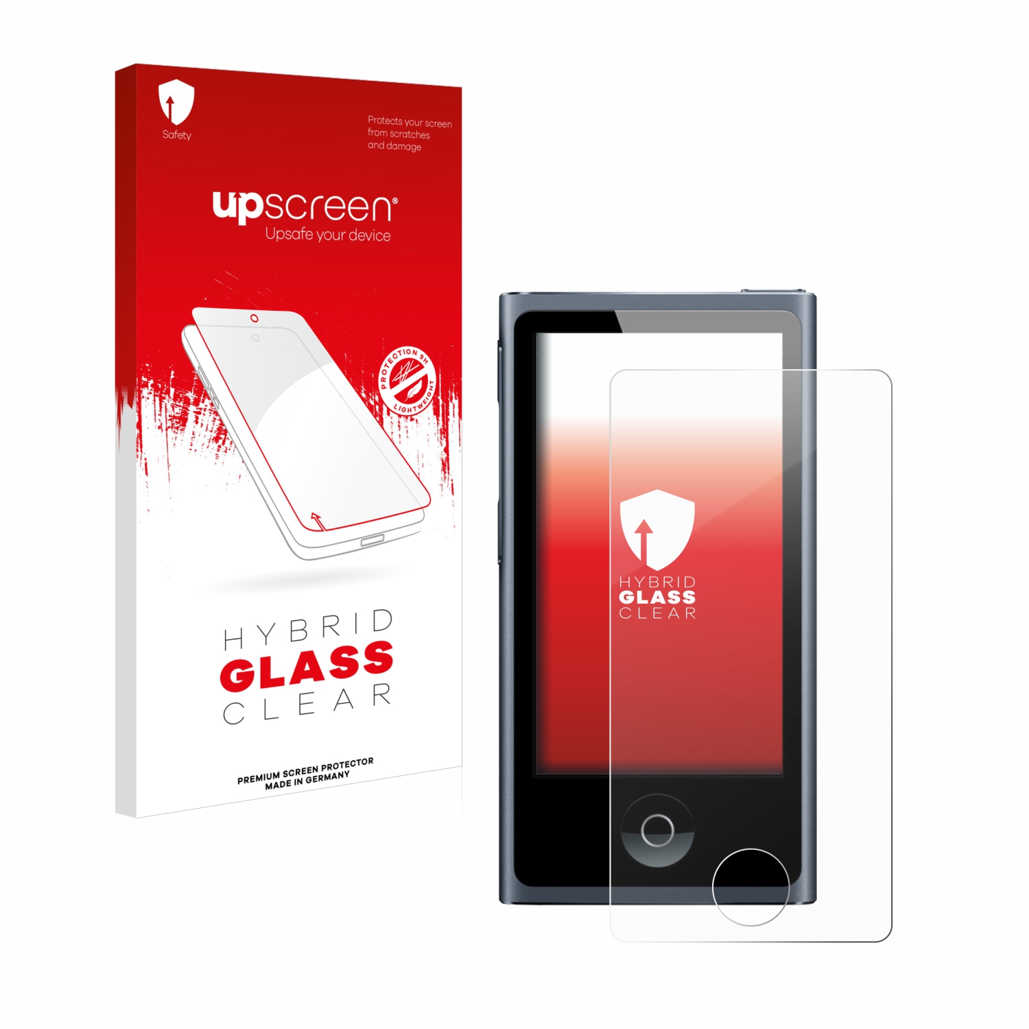 čirá skleněná fólie upscreen Hybrid Glas pro Apple iPod nano 2012 (7. Gen.)