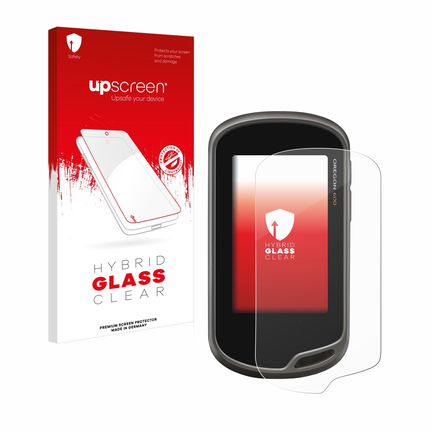 čirá skleněná fólie upscreen Hybrid Glas pro Garmin Oregon 600