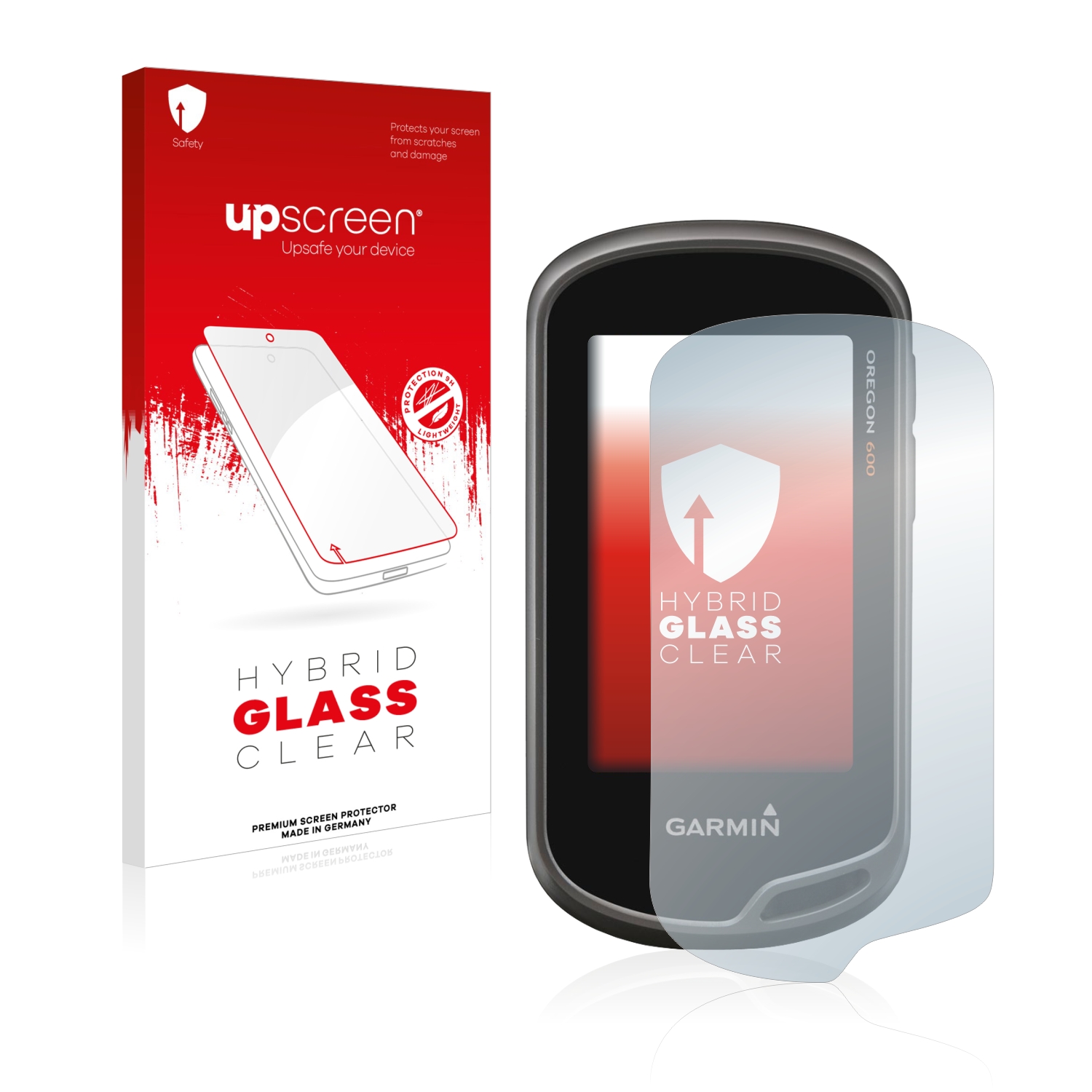 čirá skleněná fólie upscreen Hybrid Glas pro Garmin Oregon 650