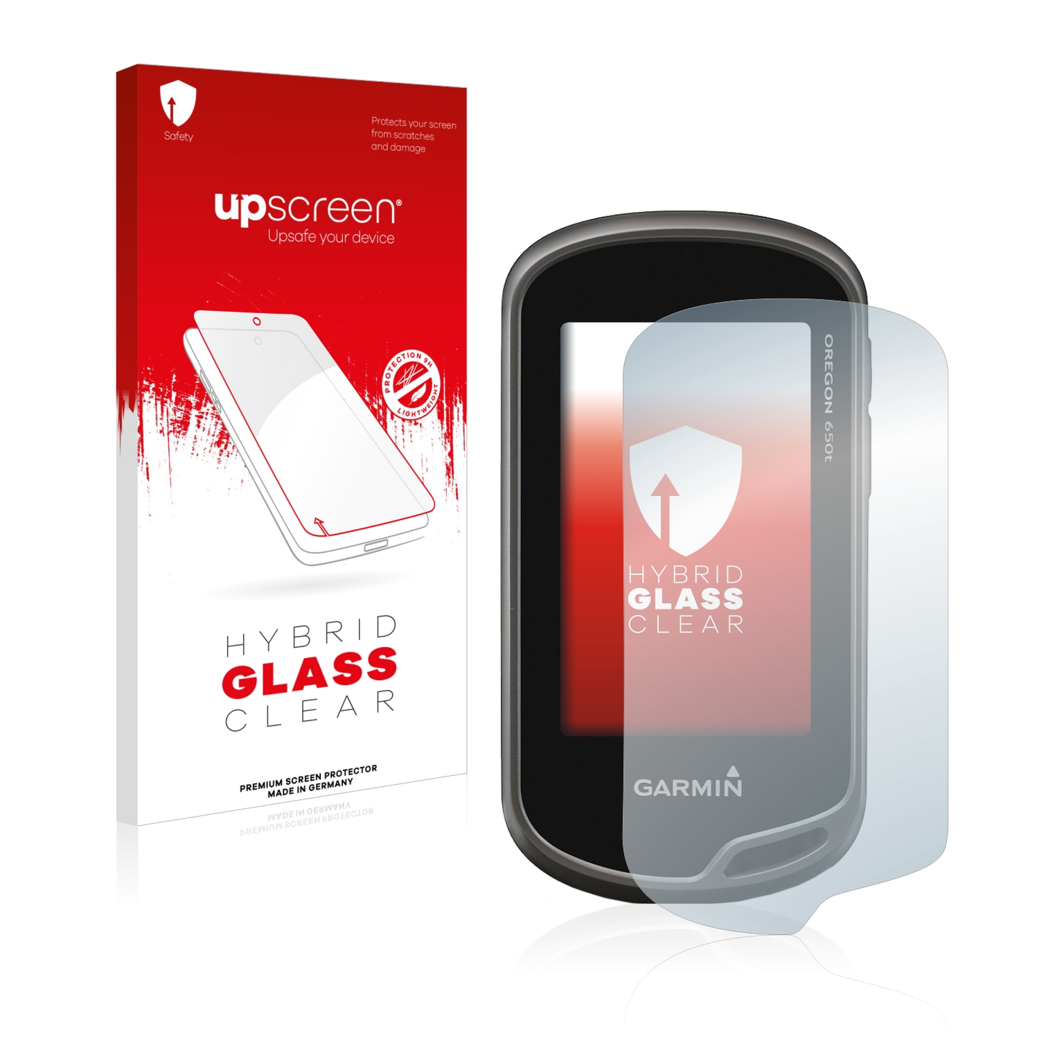 čirá skleněná fólie upscreen Hybrid Glas pro Garmin Oregon 650t
