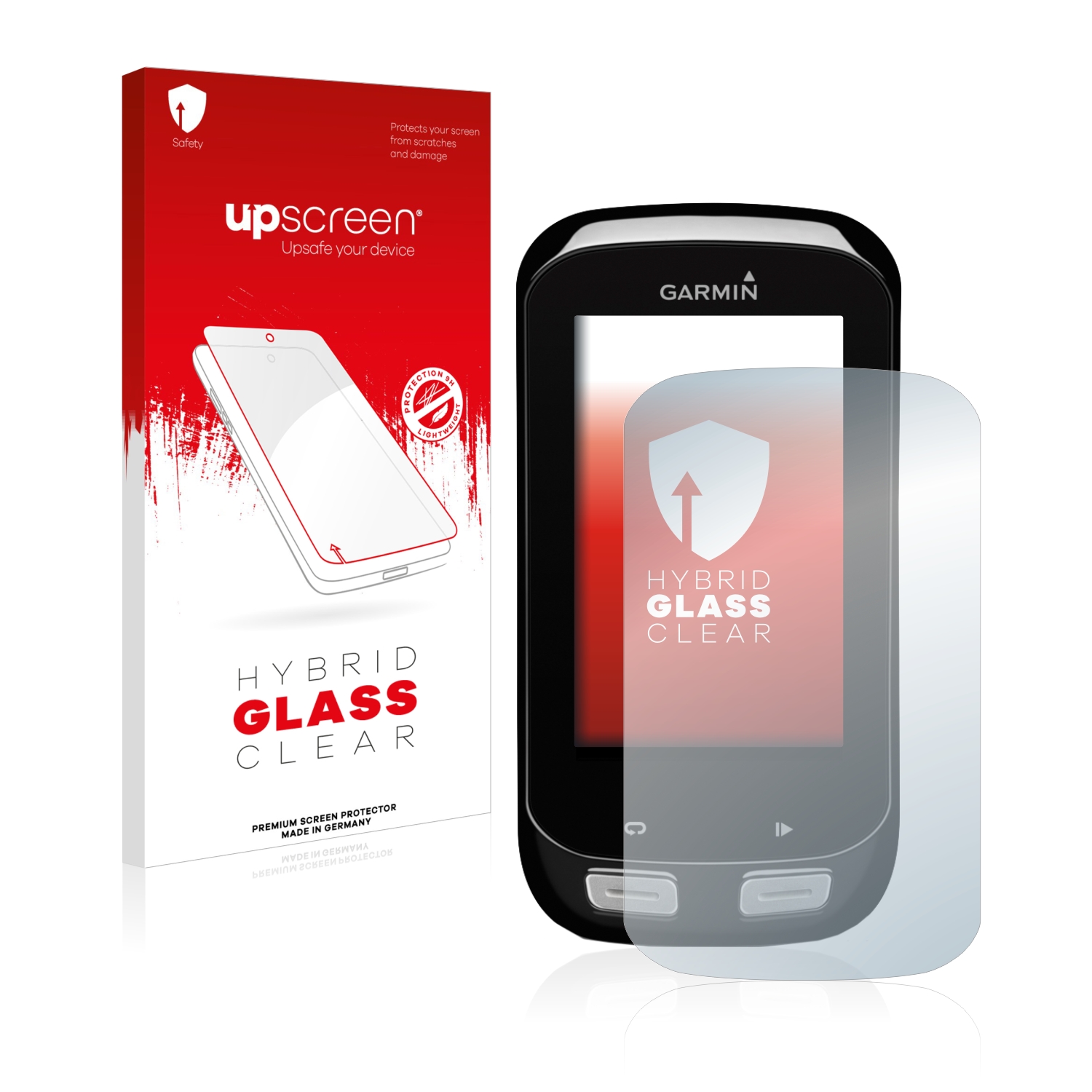 čirá skleněná fólie upscreen Hybrid Glas pro Garmin Edge 1000