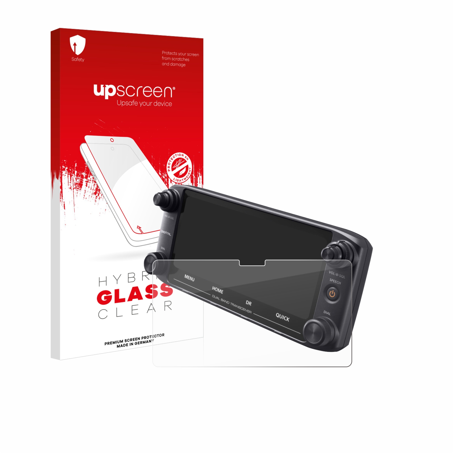 čirá skleněná fólie upscreen Hybrid Glas pro Icom ID-5100 )