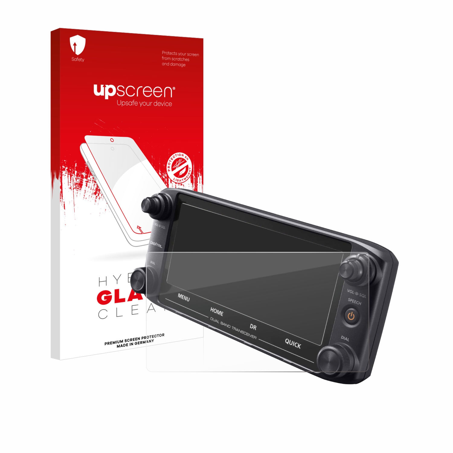čirá skleněná fólie upscreen Hybrid Glas pro Icom ID-5100E