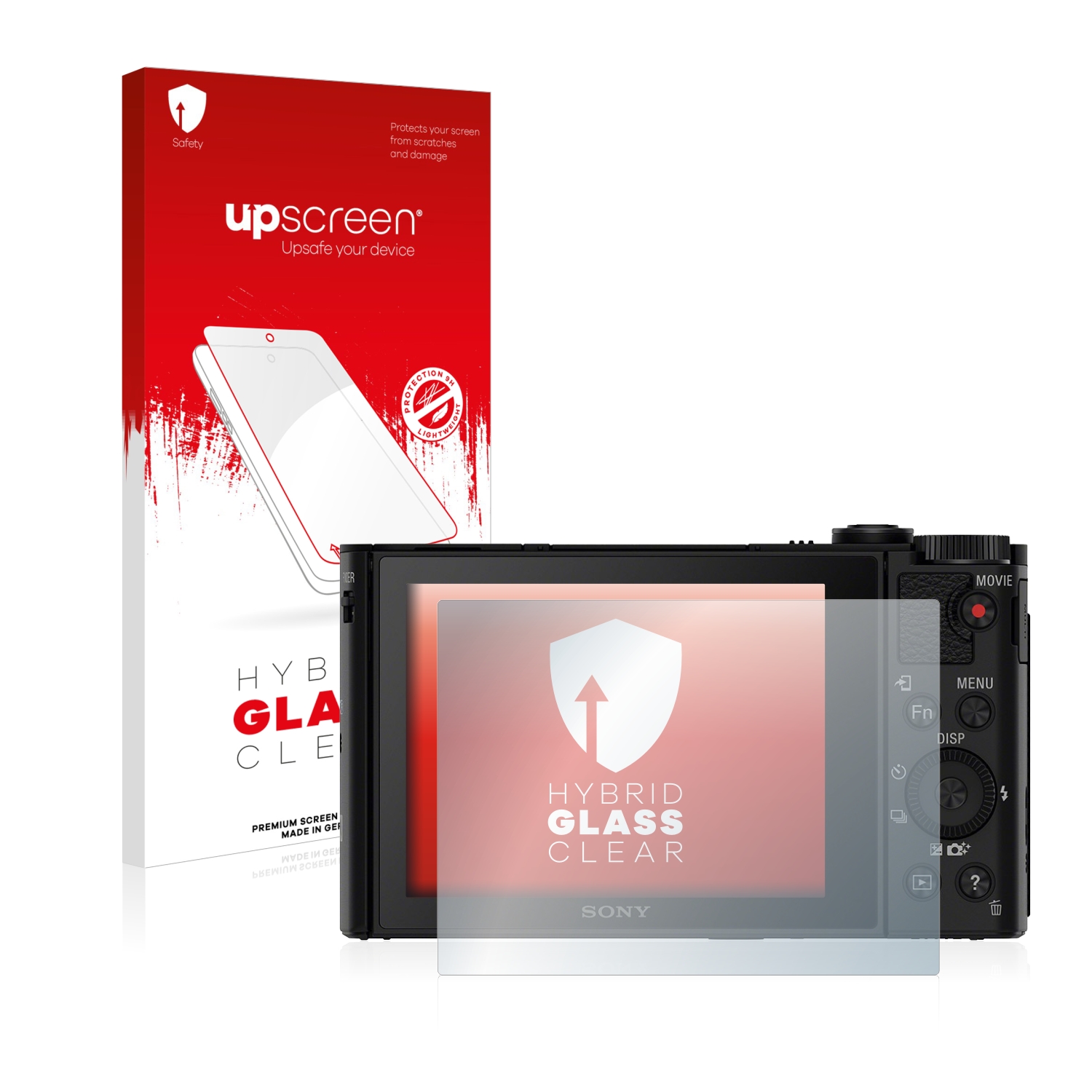 čirá skleněná fólie upscreen Hybrid Glas pro Sony Cyber-Shot DSC-HX90V
