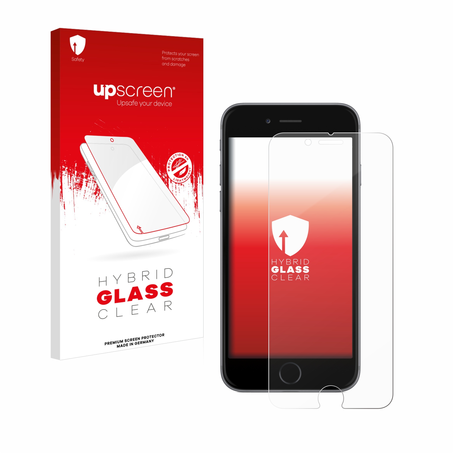 čirá skleněná fólie upscreen Hybrid Glas pro Apple iPhone 6S
