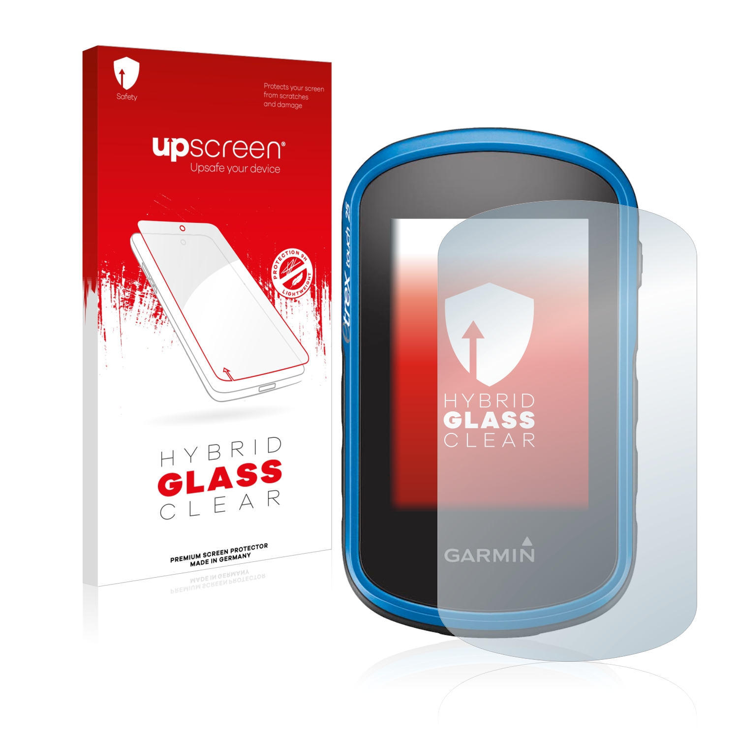 čirá skleněná fólie upscreen Hybrid Glas pro Garmin eTrex Touch 25