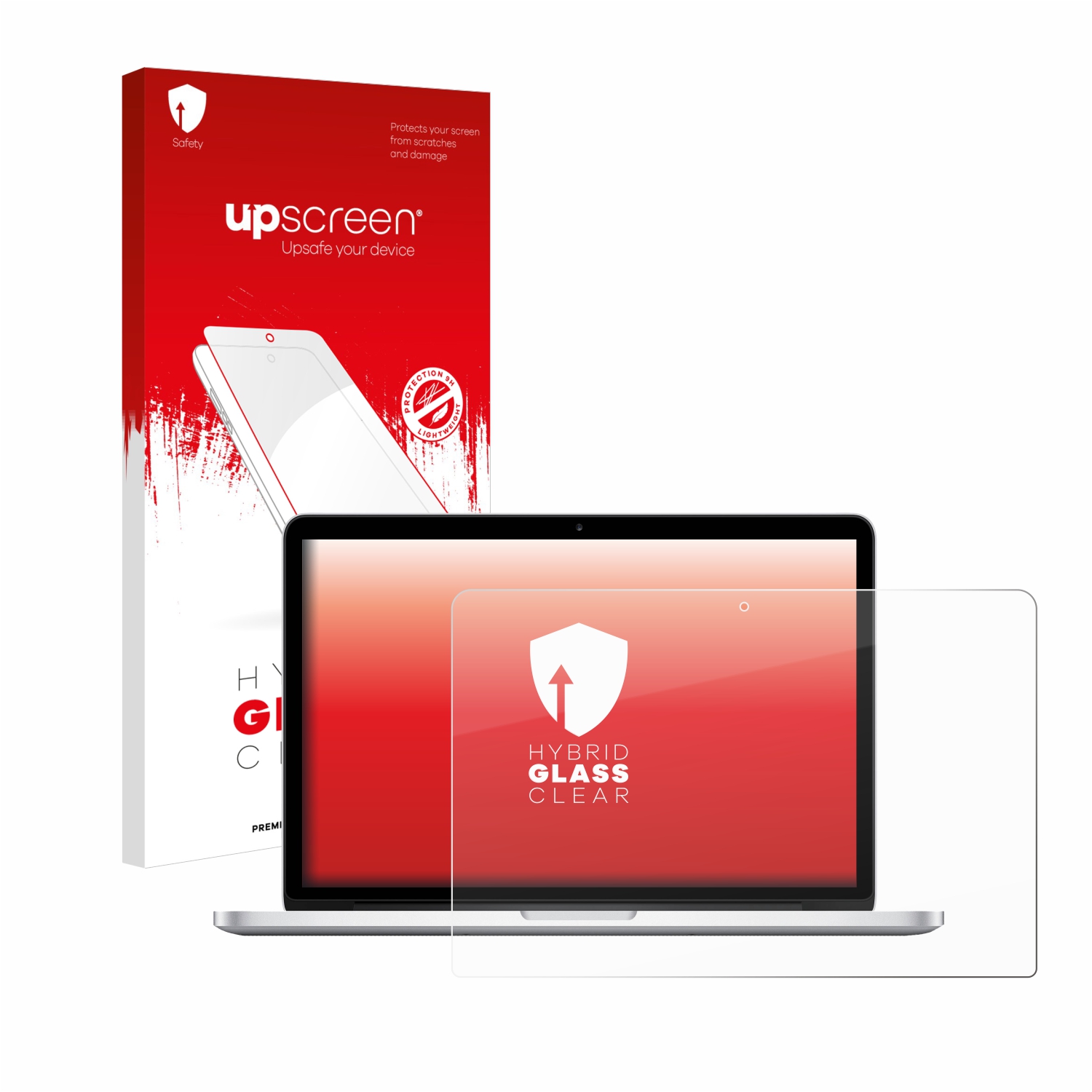 čirá skleněná fólie upscreen Hybrid Glas pro Apple MacBook Retina Pro 13 2015