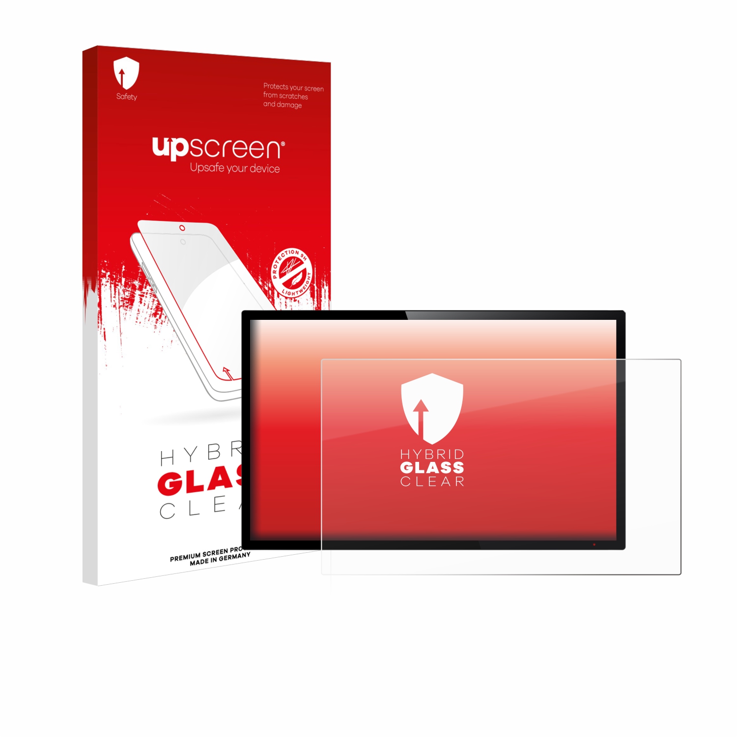 čirá skleněná fólie upscreen Hybrid Glas pro dotykový panel s 15 palcovým displejem [305 mm x 228 mm, 4:3]