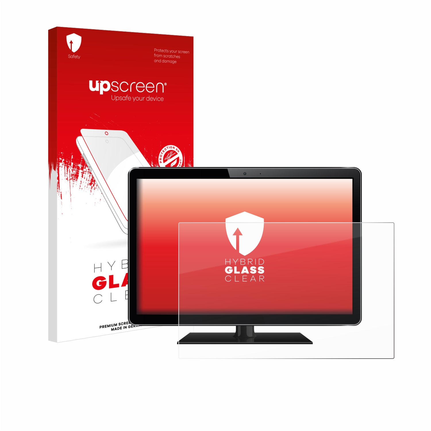 čirá skleněná fólie upscreen Hybrid Glas pro All-In-One PC s 15 palcovým displejem [305 mm x 228 mm, 4:3]
