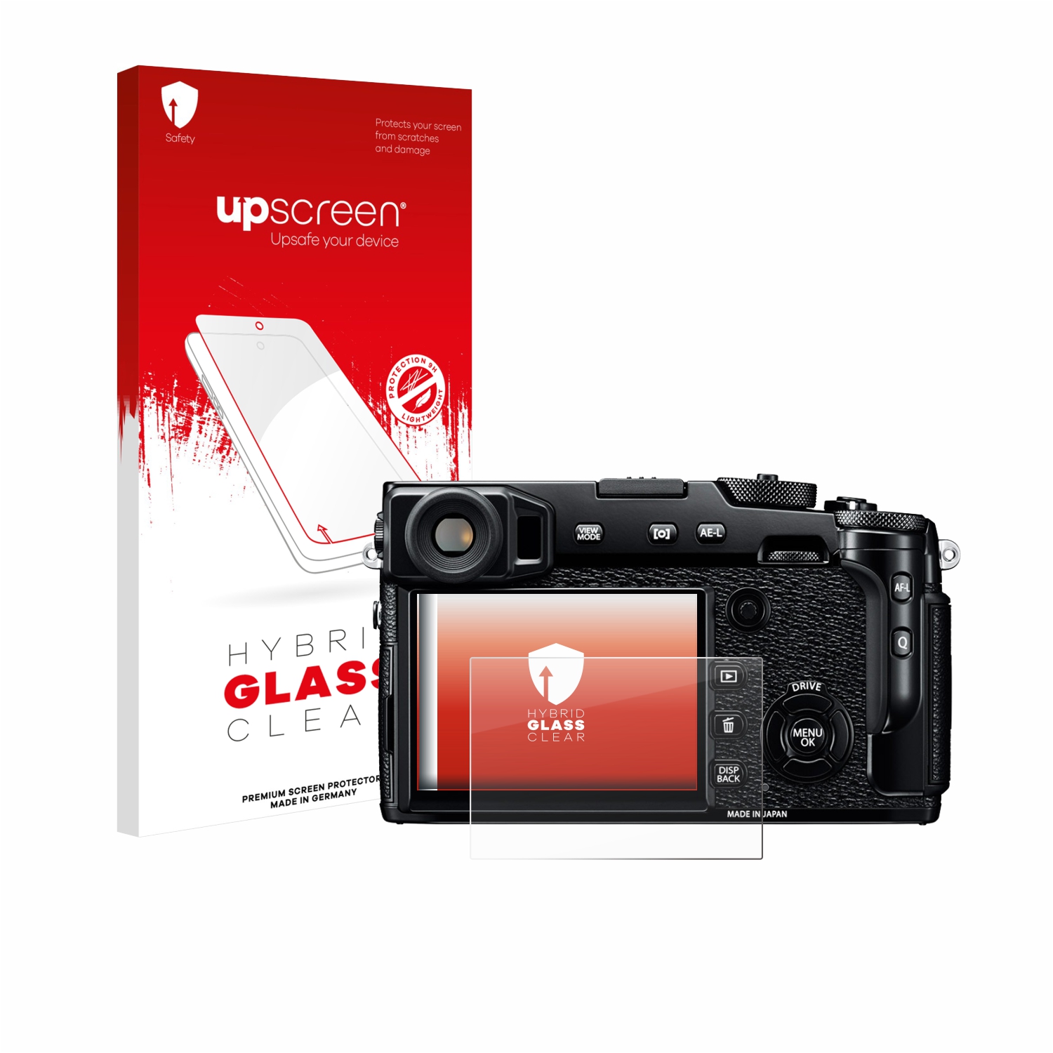 čirá skleněná fólie upscreen Hybrid Glas pro Fujifilm X-Pro2