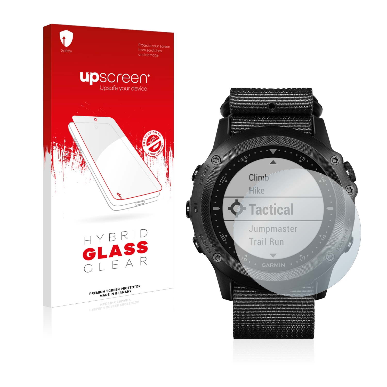 čirá skleněná fólie upscreen Hybrid Glas pro Garmin Tactix Bravo