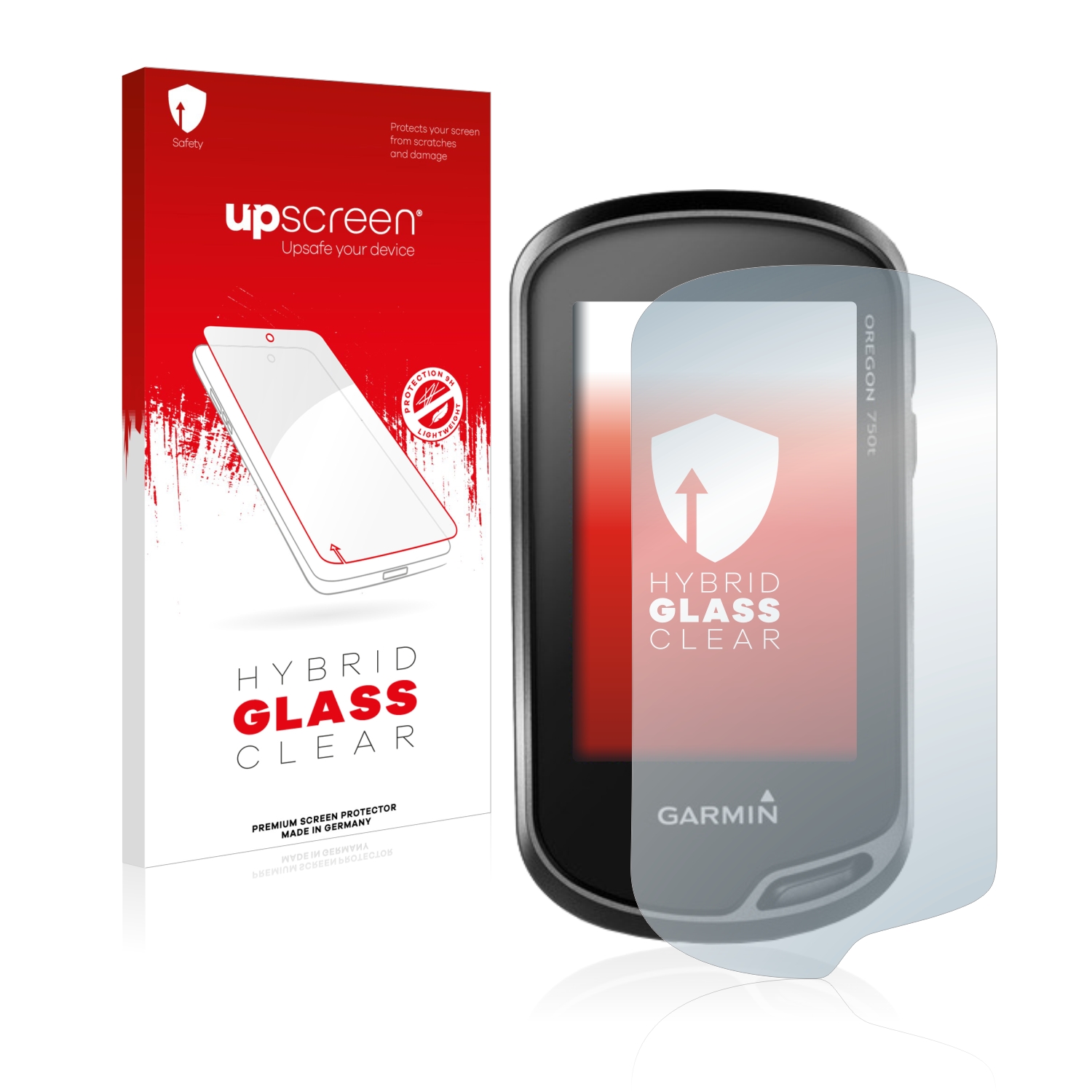 čirá skleněná fólie upscreen Hybrid Glas pro Garmin Oregon 750t