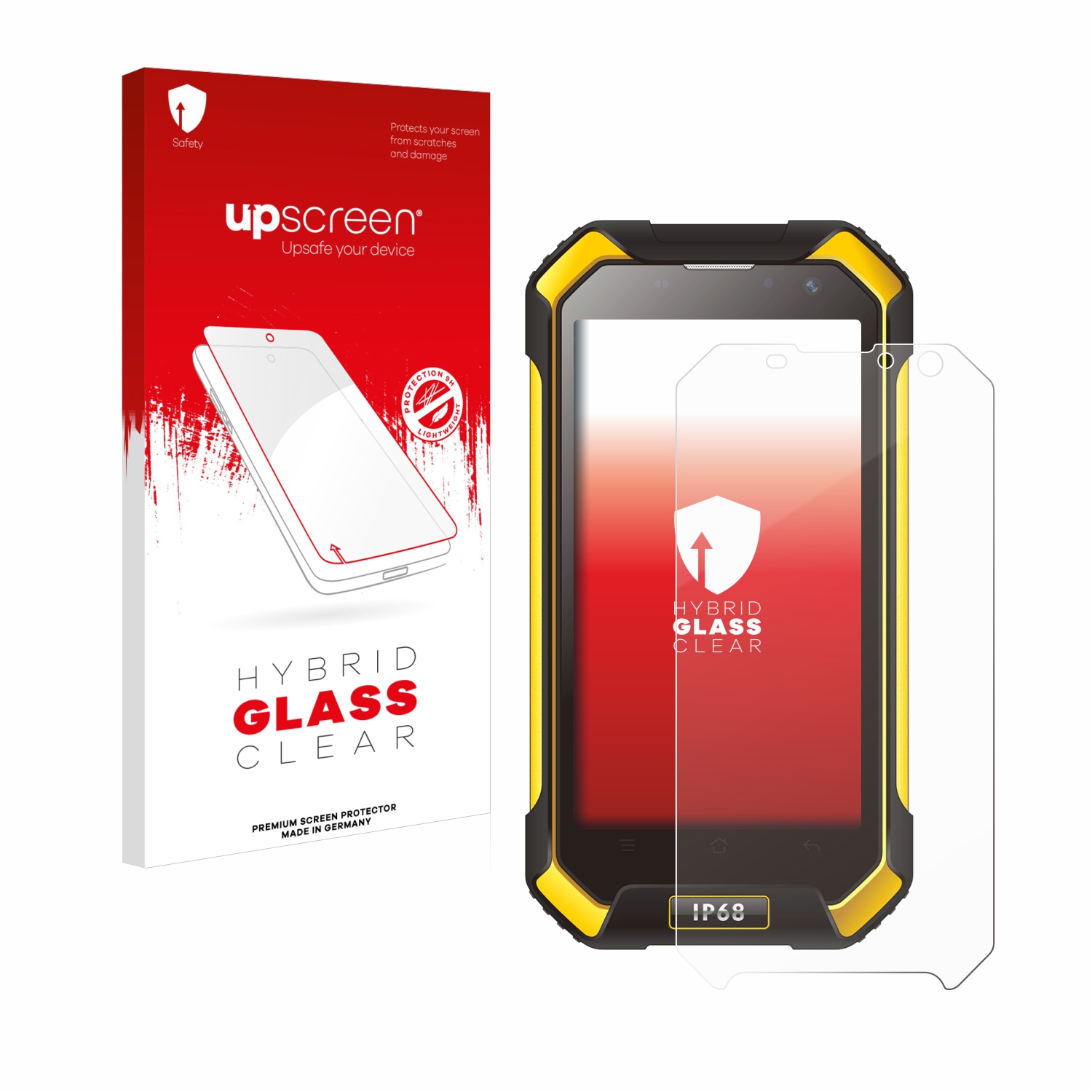 čirá skleněná fólie upscreen Hybrid Glas pro Blackview BV6000