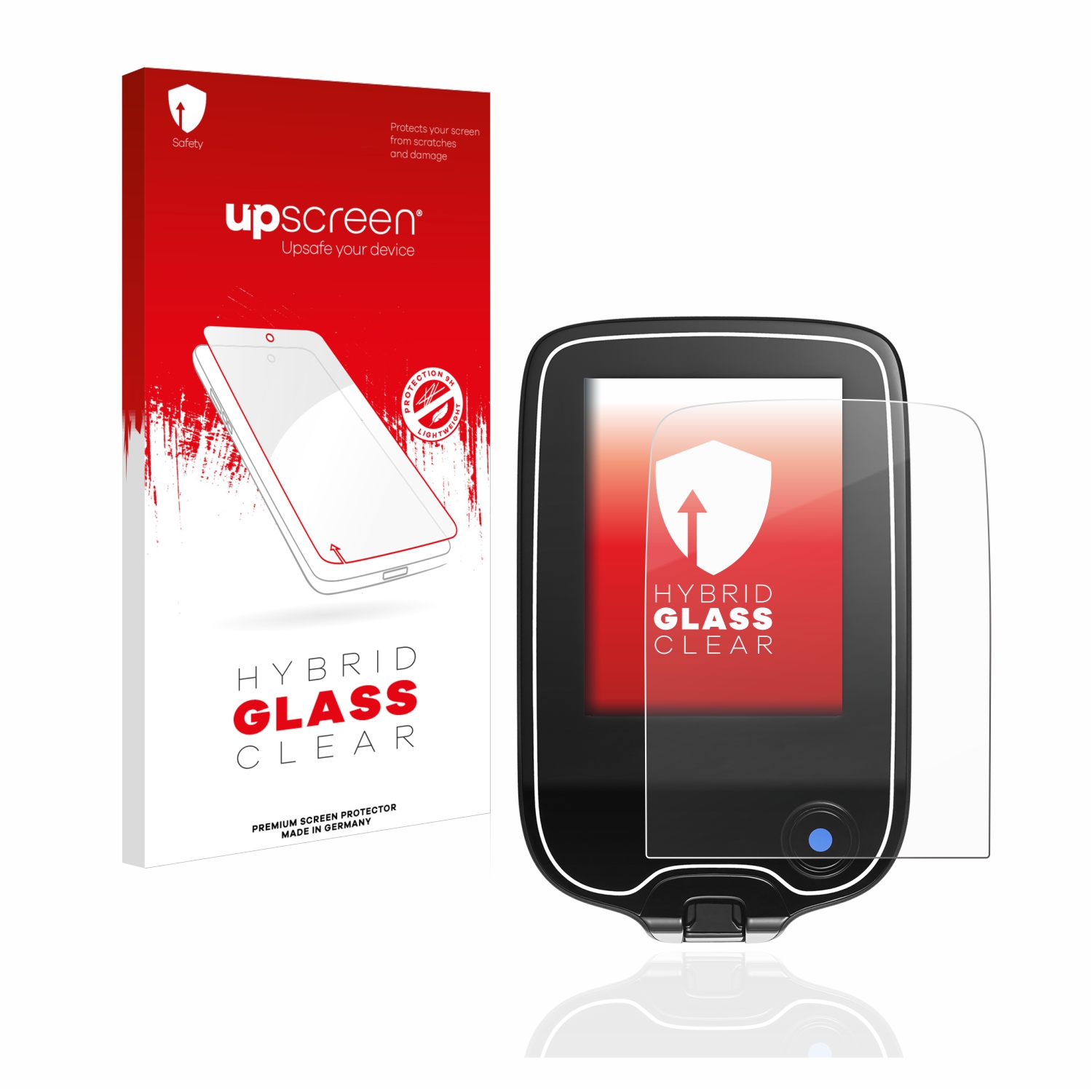 čirá skleněná fólie upscreen Hybrid Glas pro Freestyle Libre