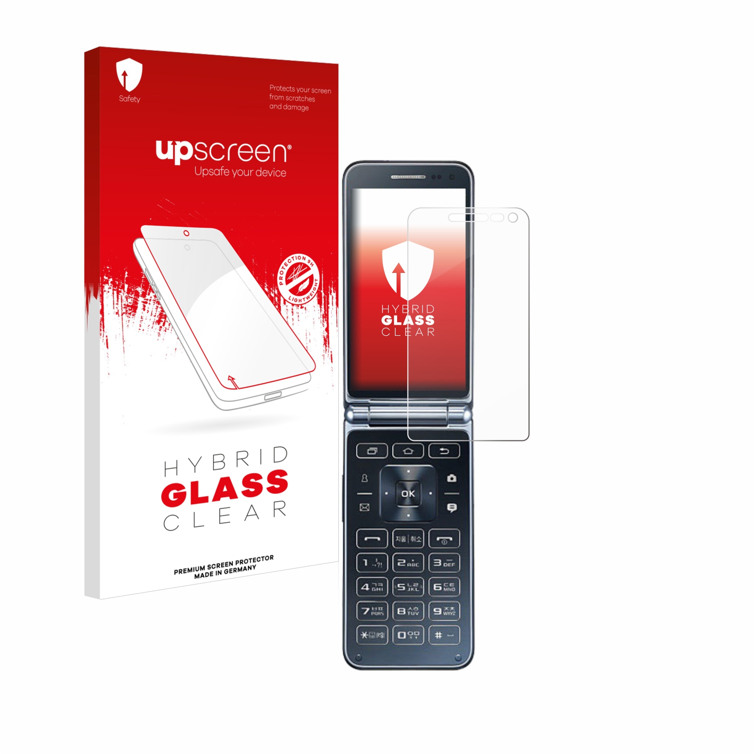 čirá skleněná fólie upscreen Hybrid Glas pro Samsung Galaxy Folder 2