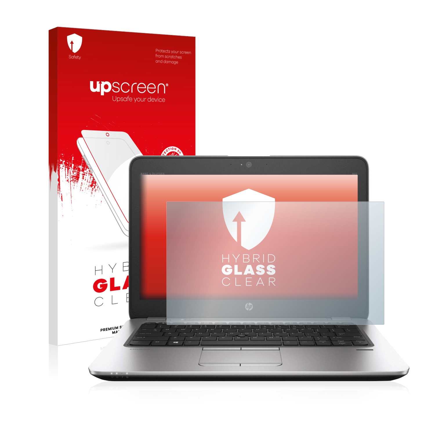 čirá skleněná fólie upscreen Hybrid Glas pro HP EliteBook 820 G3 Non-Touch