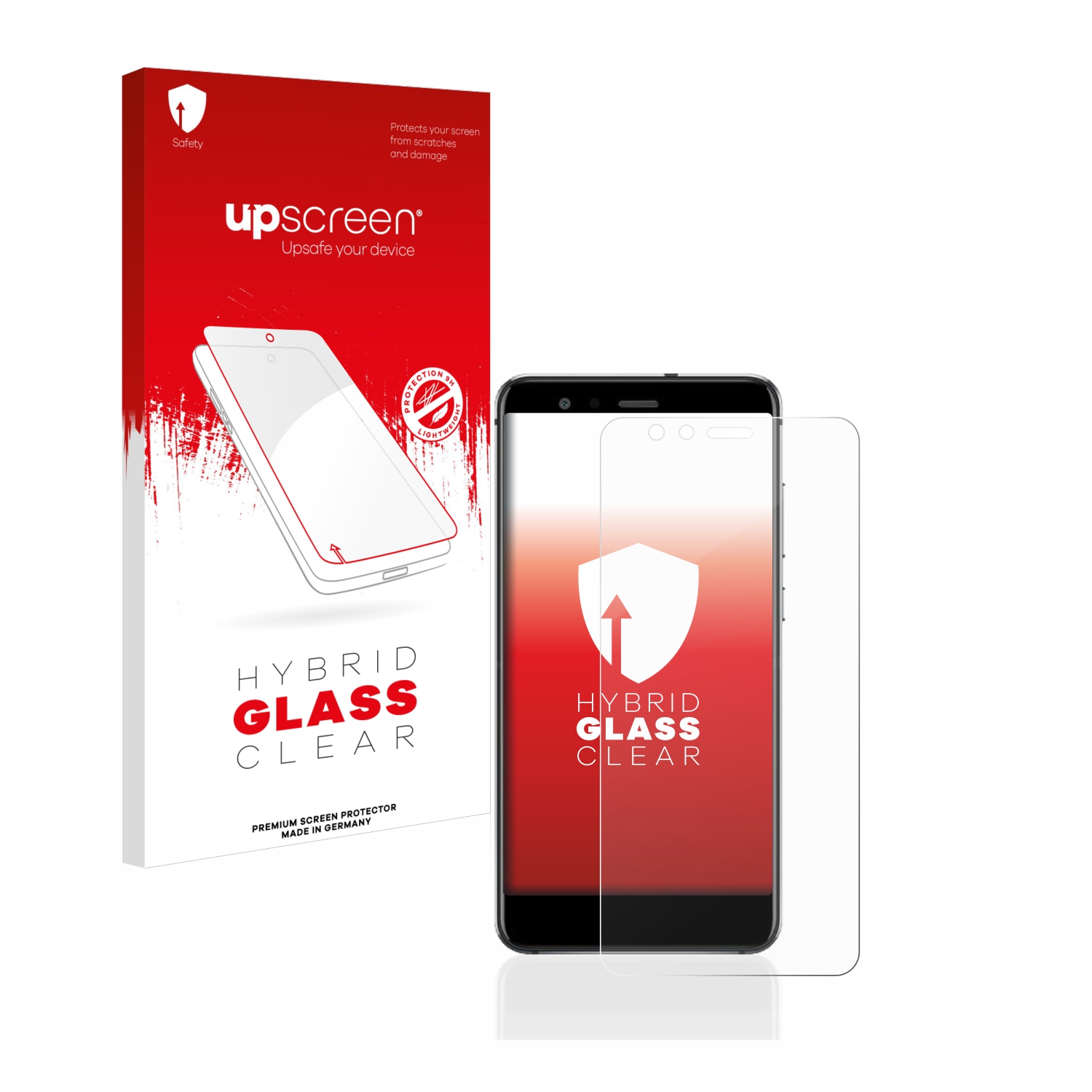 čirá skleněná fólie upscreen Hybrid Glas pro Huawei P10 Lite