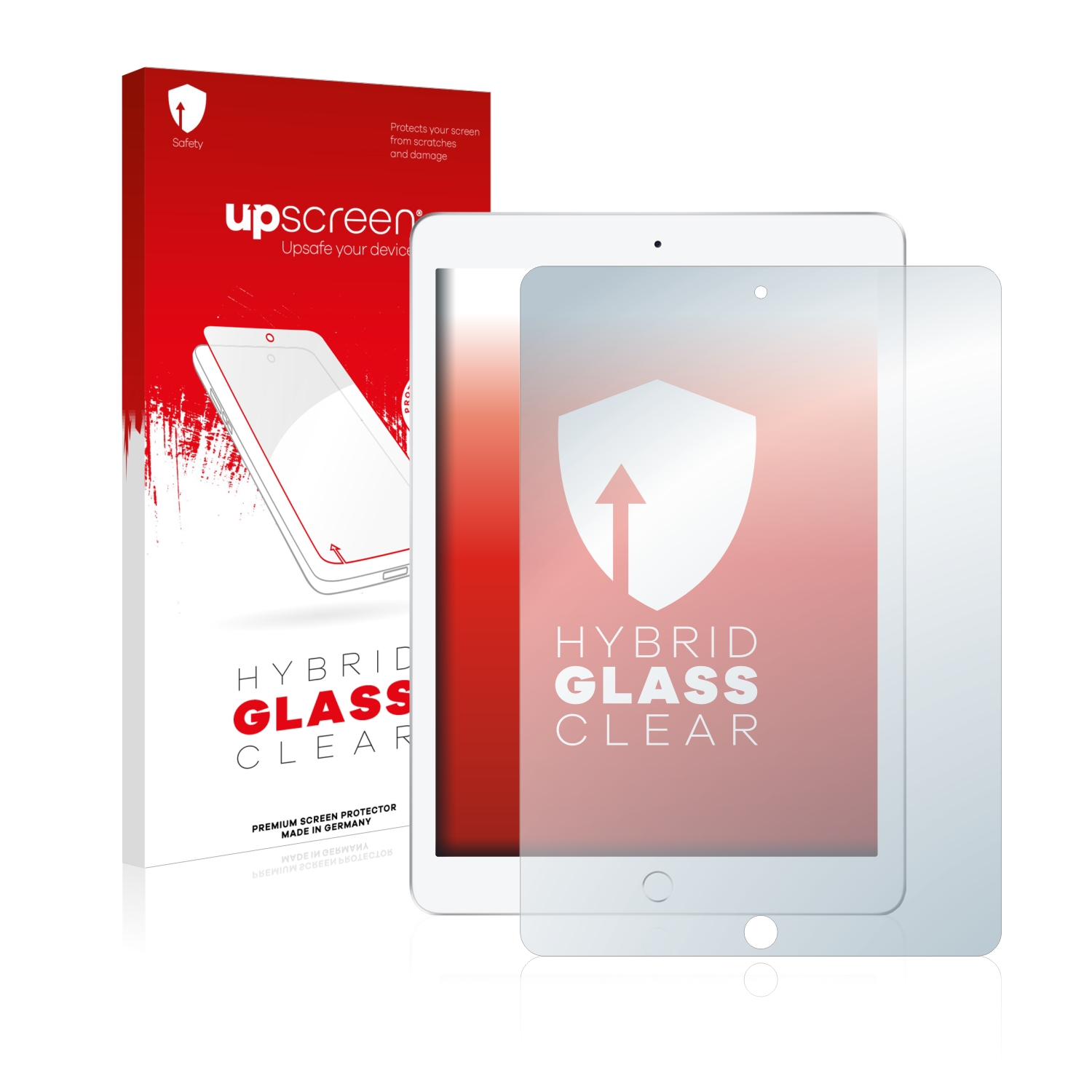 čirá skleněná fólie upscreen Hybrid Glas pro Apple iPad 9.7 2017 (5. Gen.)