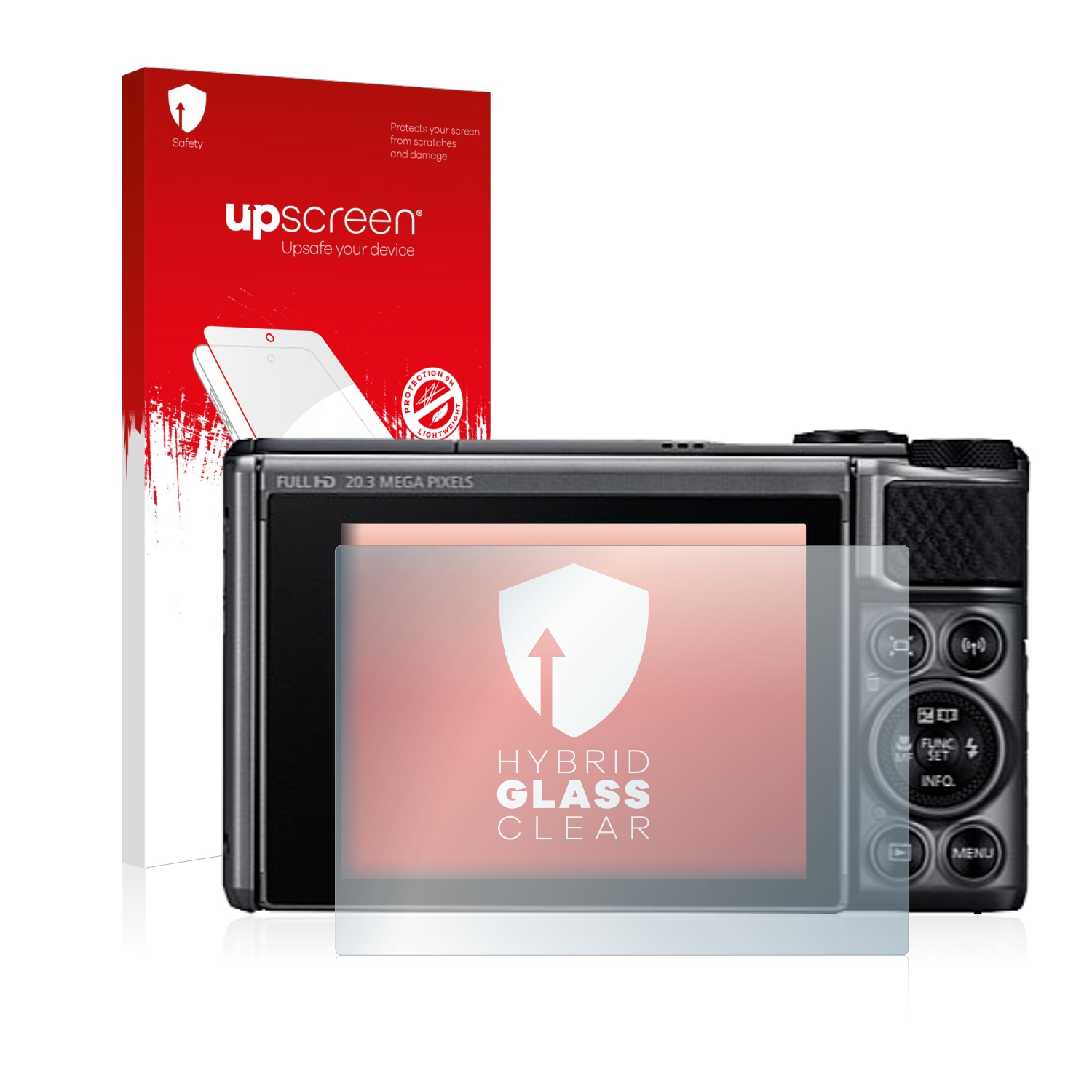čirá skleněná fólie upscreen Hybrid Glas pro Canon PowerShot SX730 HS