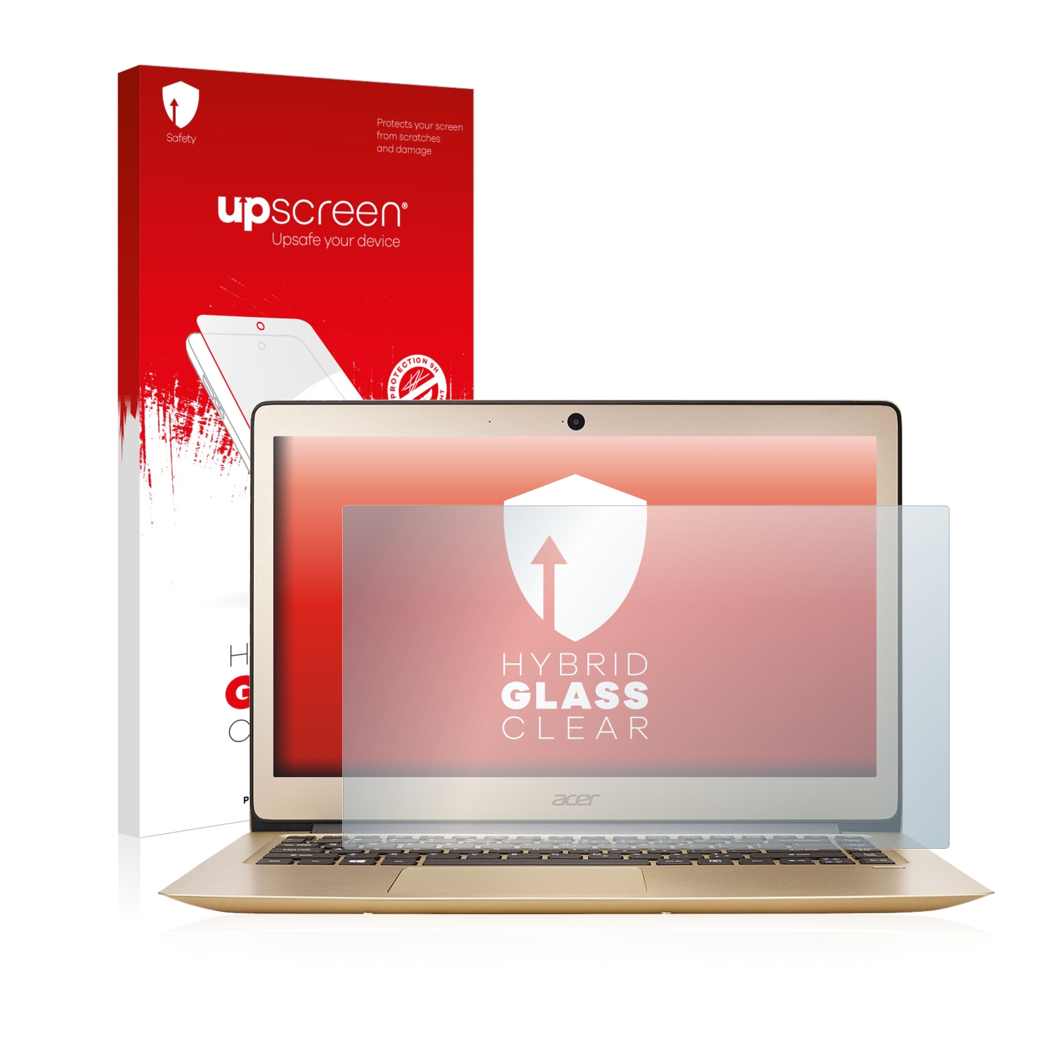 čirá skleněná fólie upscreen Hybrid Glas pro Acer Swift 3 SF314-51-59