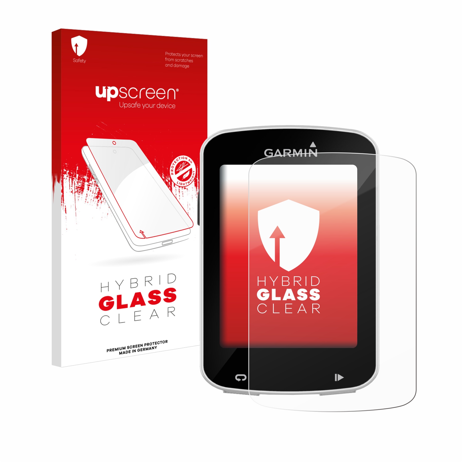 čirá skleněná fólie upscreen Hybrid Glas pro Garmin Edge Explore 820