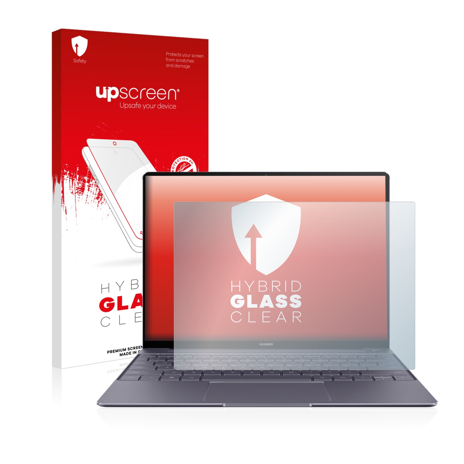 čirá skleněná fólie upscreen Hybrid Glas pro Huawei MateBook D 14 2017