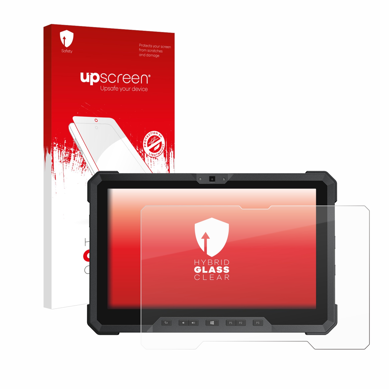 čirá skleněná fólie upscreen Hybrid Glas pro Dell Latitude 12 Rugged R7202