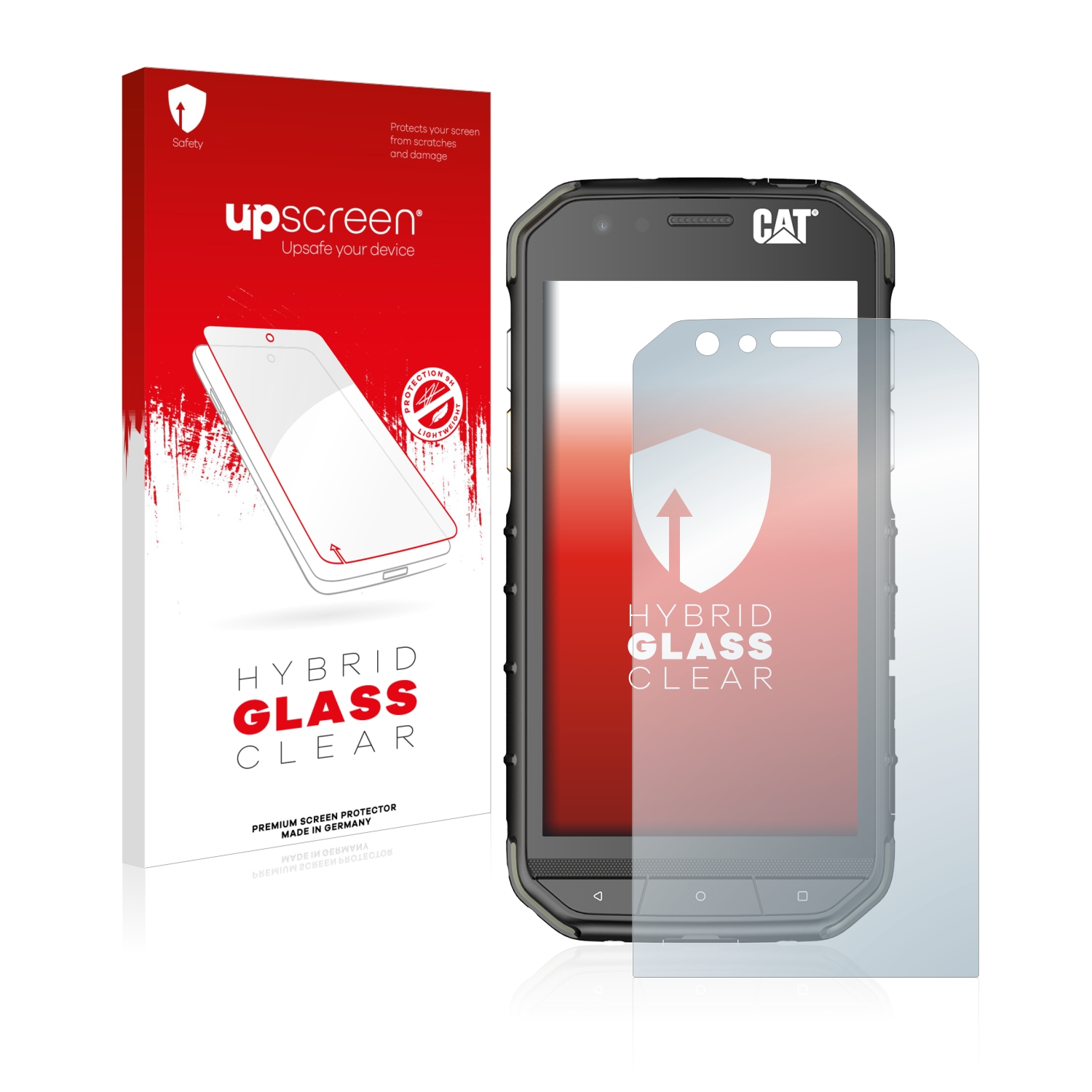 čirá skleněná fólie upscreen Hybrid Glas pro Caterpillar Cat S31