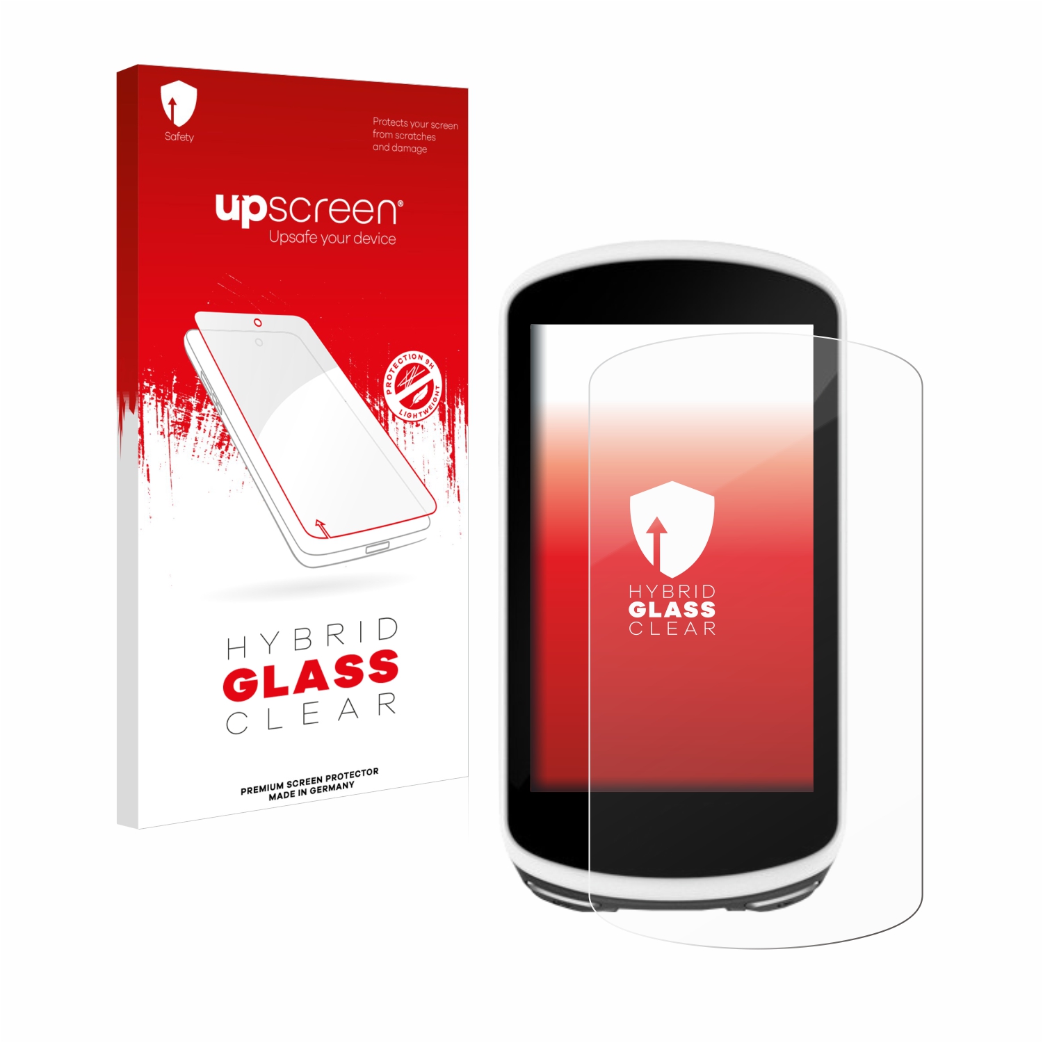 čirá skleněná fólie upscreen Hybrid Glas pro Garmin Edge 1030