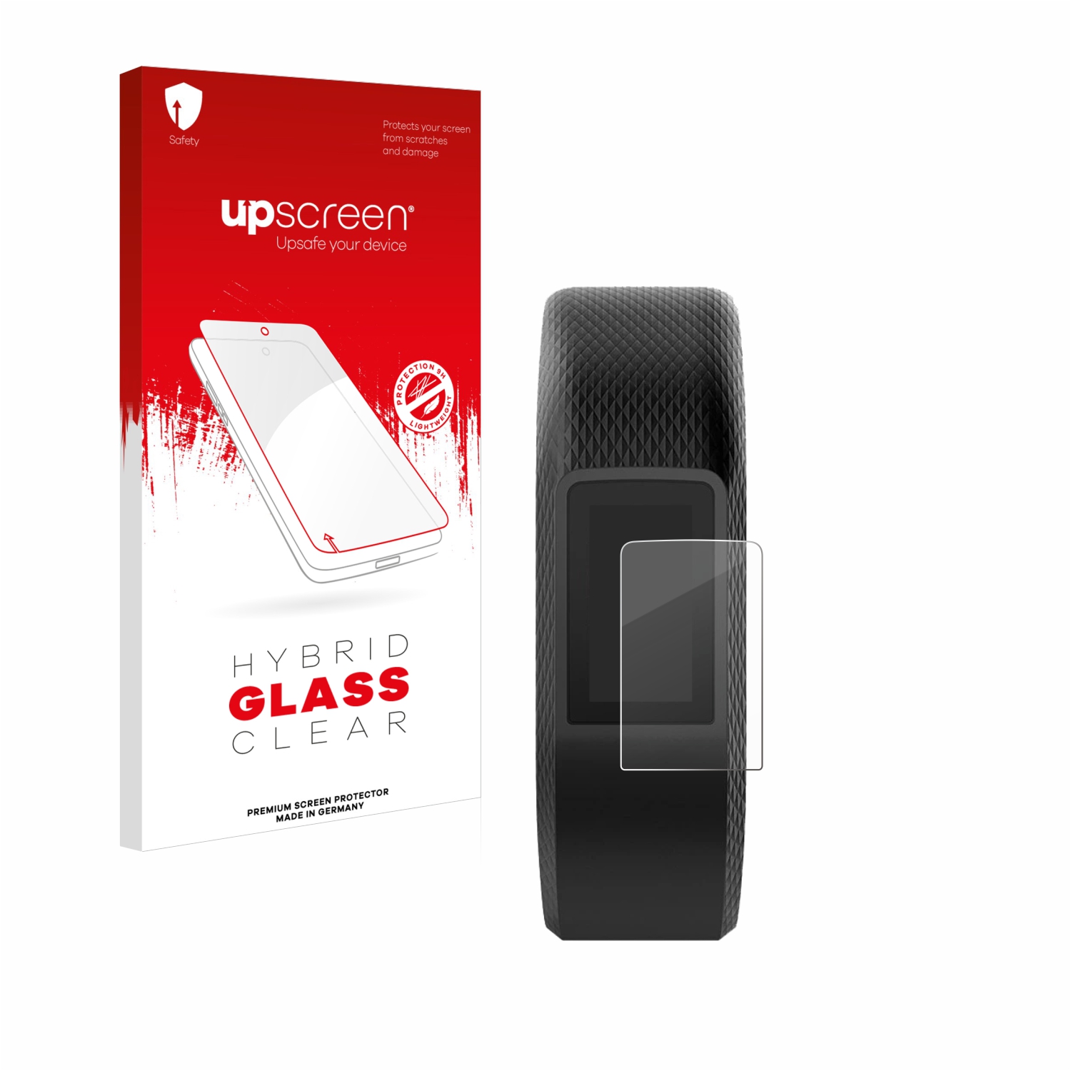 čirá skleněná fólie upscreen Hybrid Glas pro Garmin Vivosport