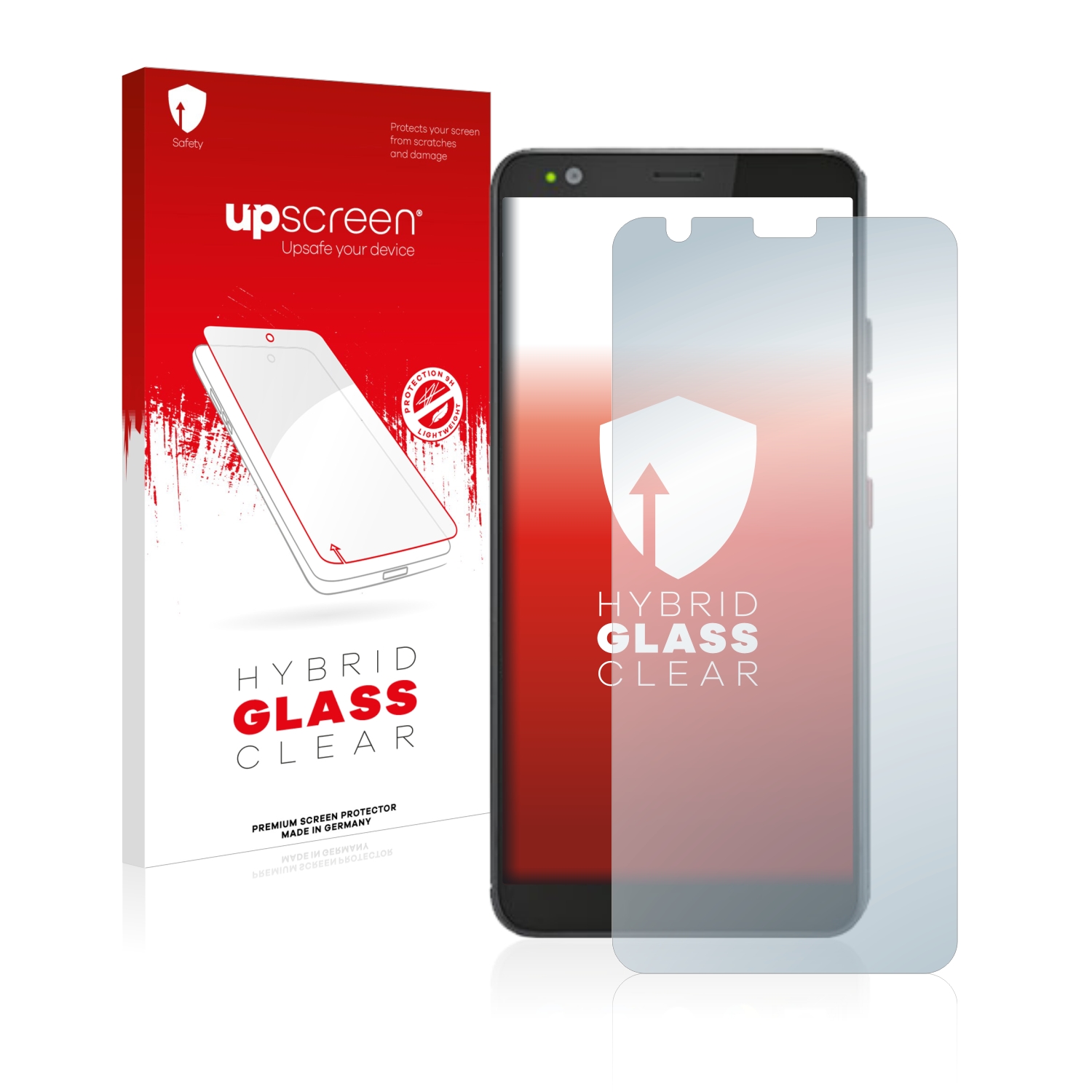 čirá skleněná fólie upscreen Hybrid Glas pro Gigaset GS370