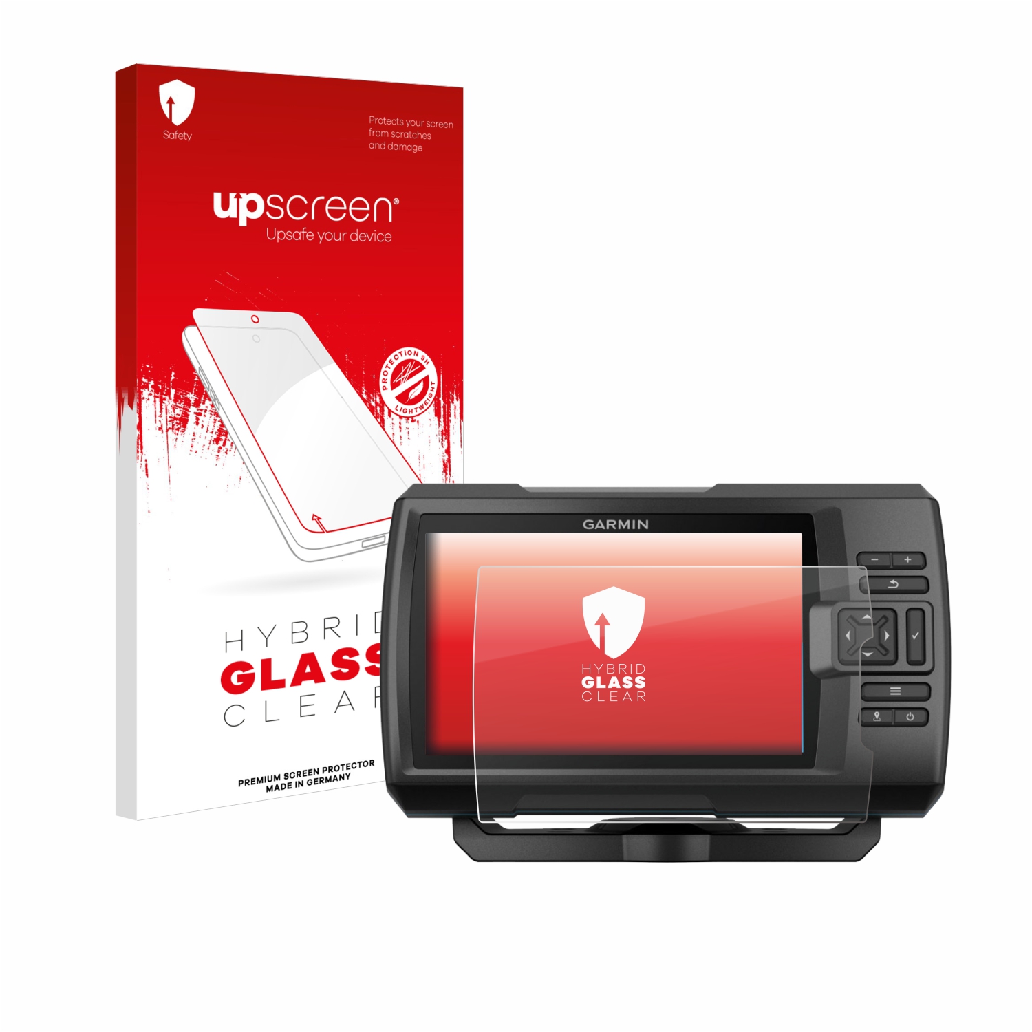 čirá skleněná fólie upscreen Hybrid Glas pro Garmin Striker Plus 5cv