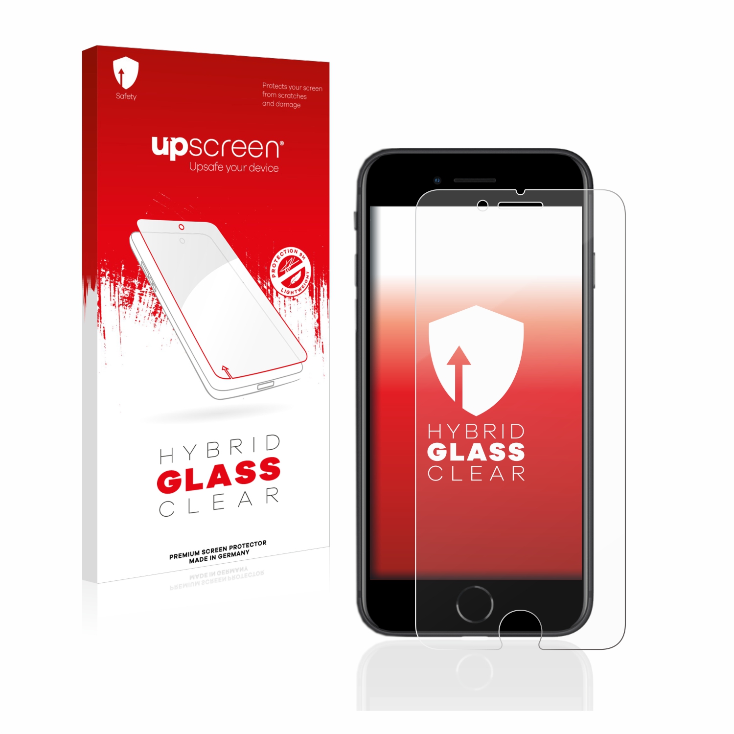 čirá skleněná fólie upscreen Hybrid Glas pro Apple iPhone SE 2 2020
