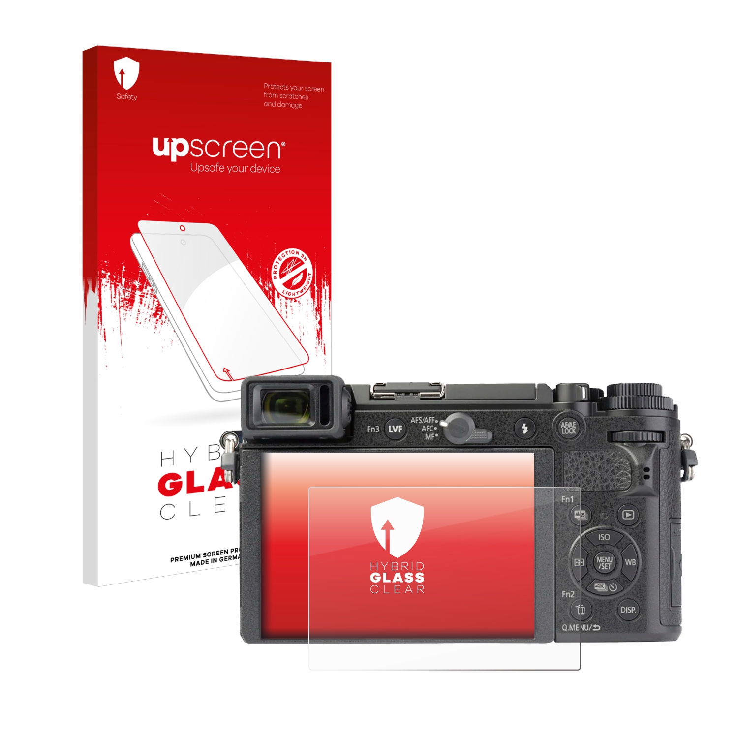 čirá skleněná fólie upscreen Hybrid Glas pro Panasonic Lumix DC-GX9