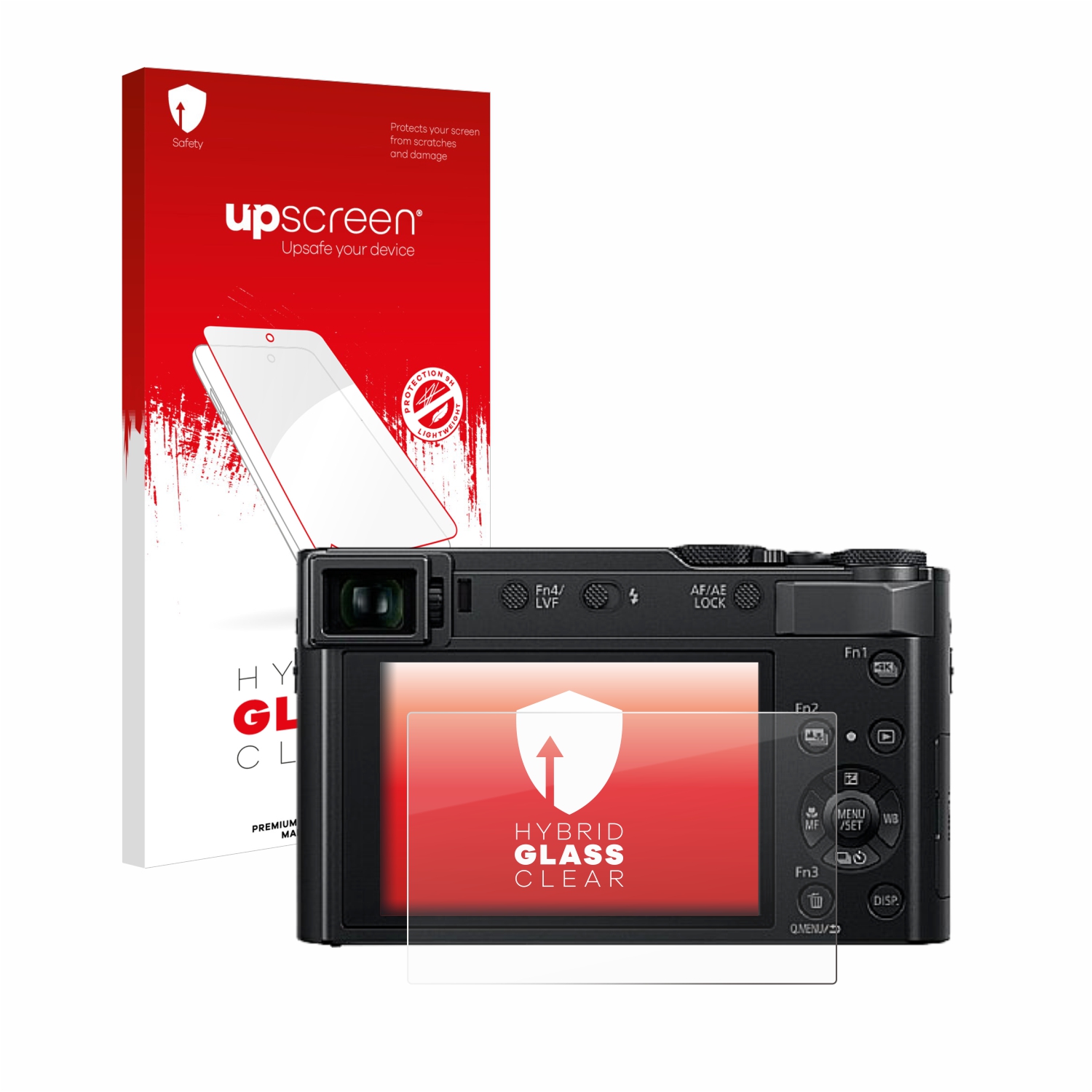 čirá skleněná fólie upscreen Hybrid Glas pro Panasonic Lumix DC-TZ202