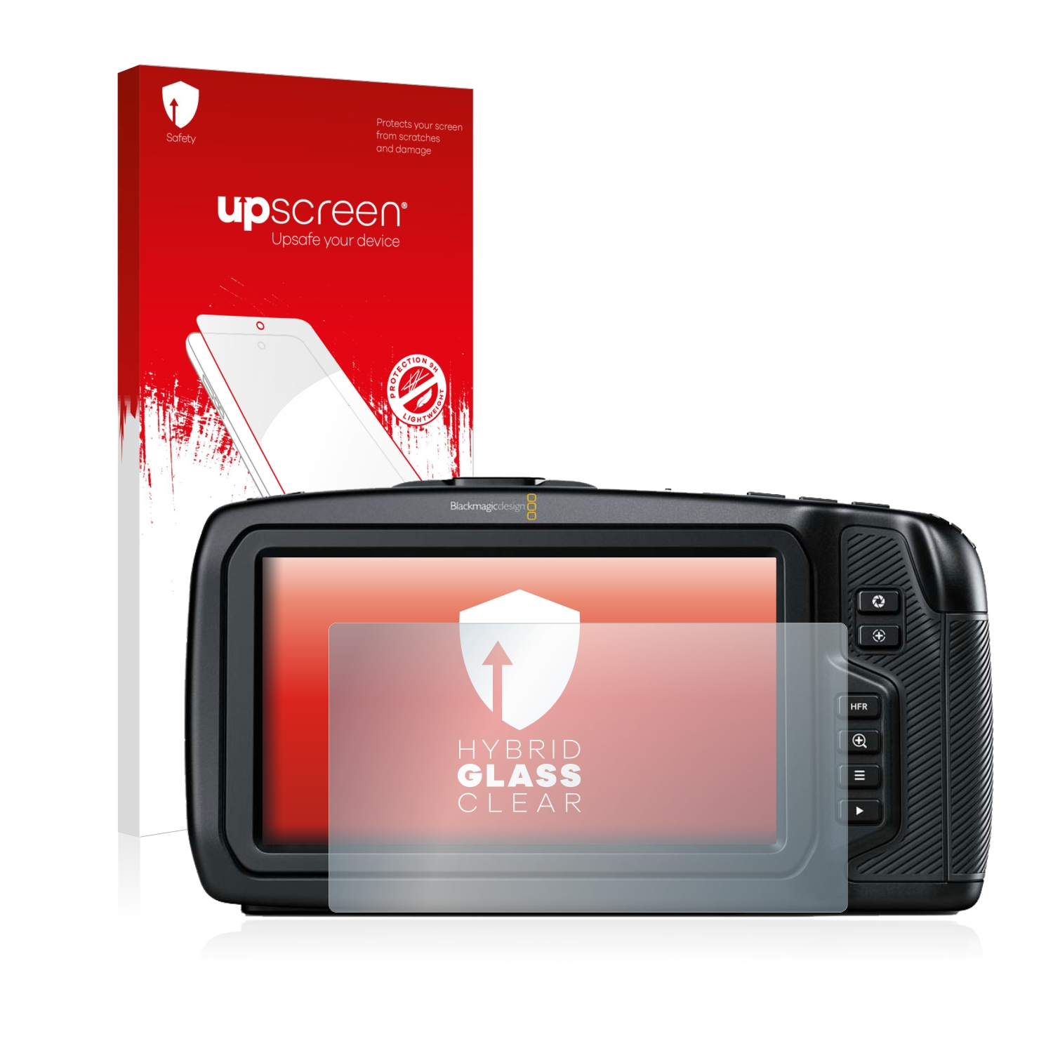 čirá skleněná fólie upscreen Hybrid Glas pro Blackmagic Pocket Cinema Camera 4K