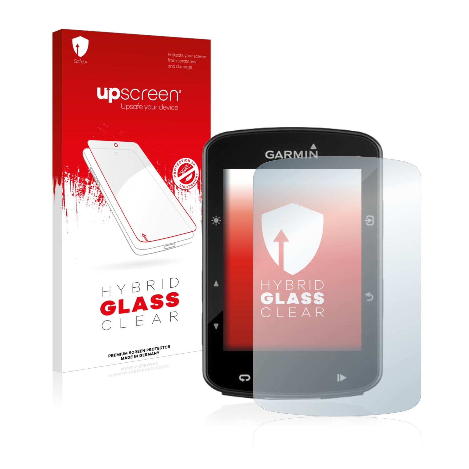 čirá skleněná fólie upscreen Hybrid Glas pro Garmin Edge 520 Plus