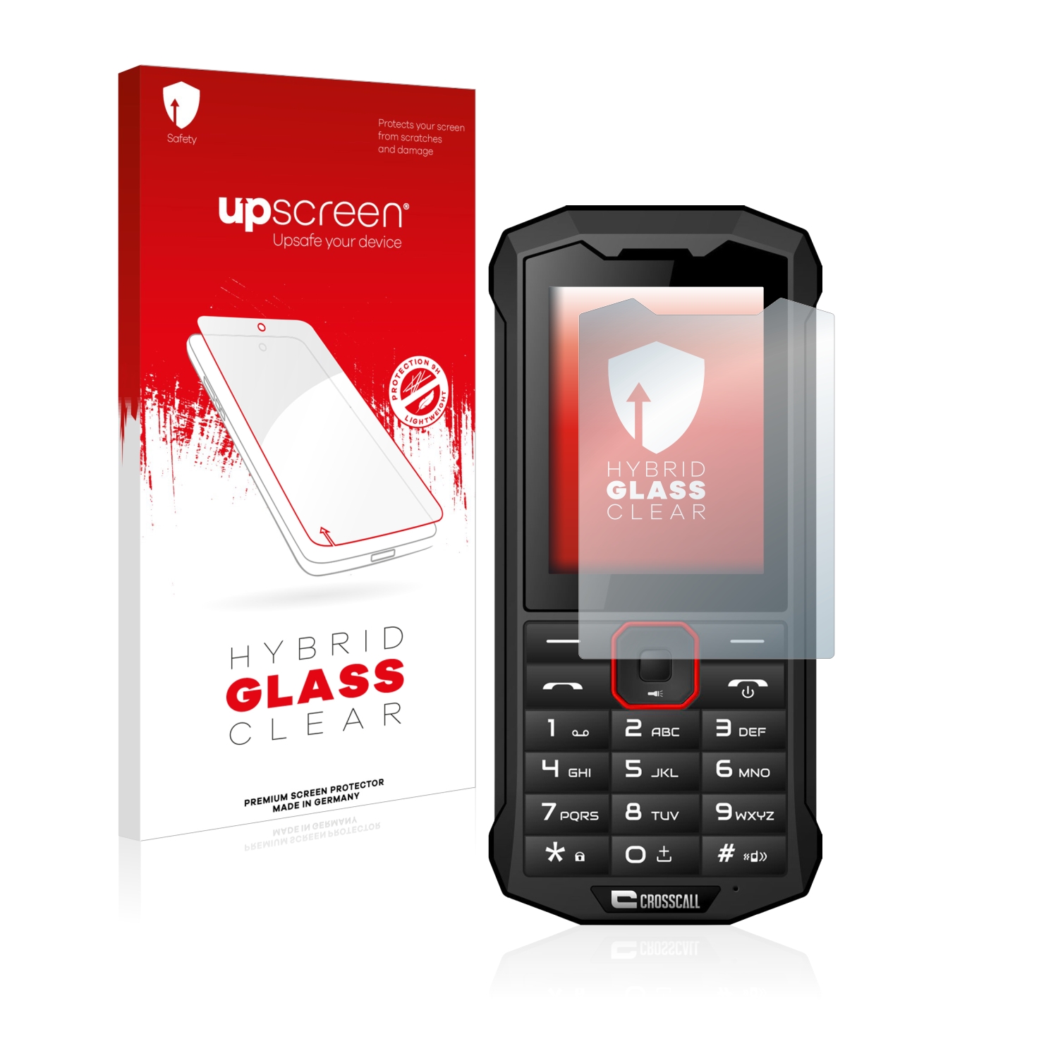 čirá skleněná fólie upscreen Hybrid Glas pro Crosscall Spider X4