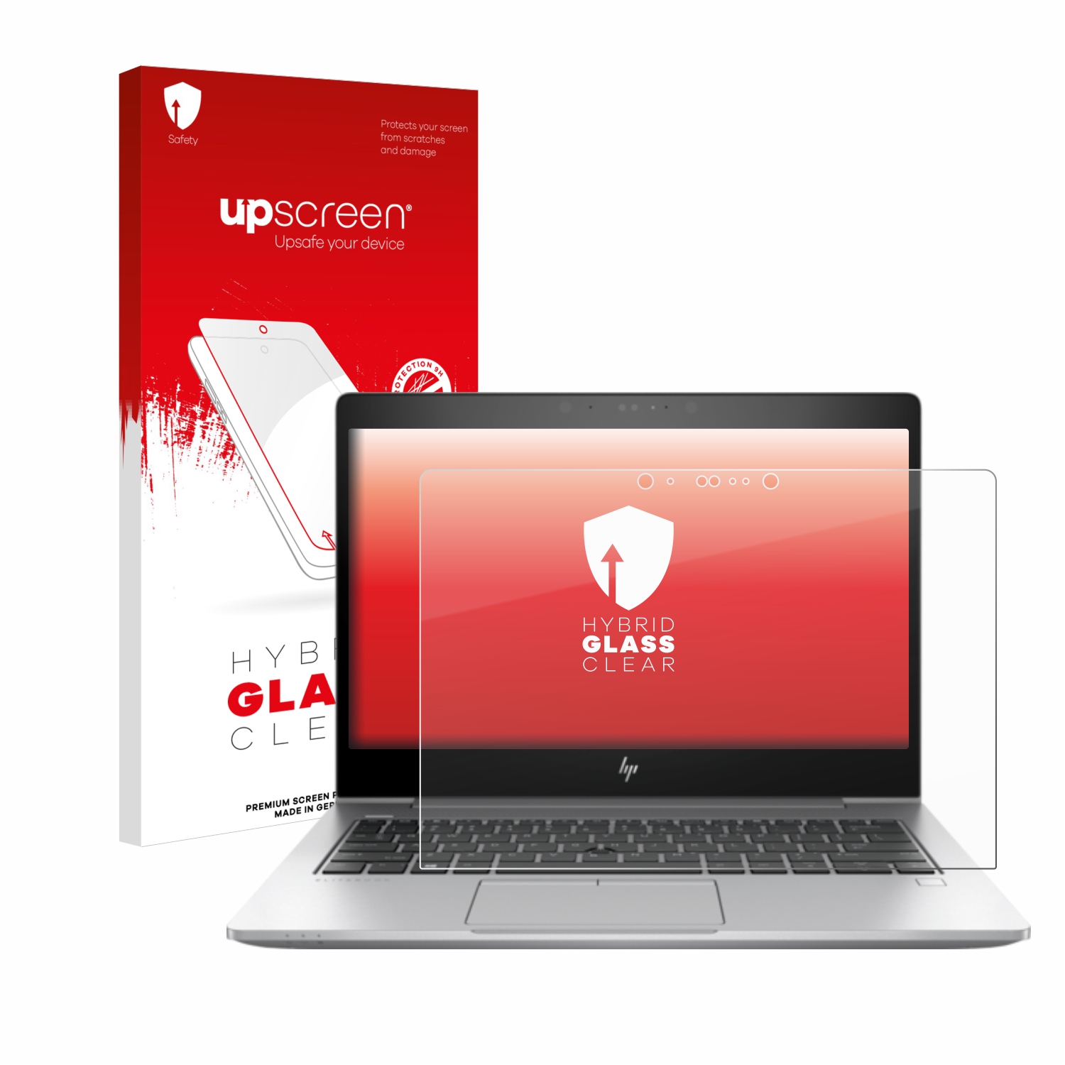 čirá skleněná fólie upscreen Hybrid Glas pro HP EliteBook 830 G5 Touch