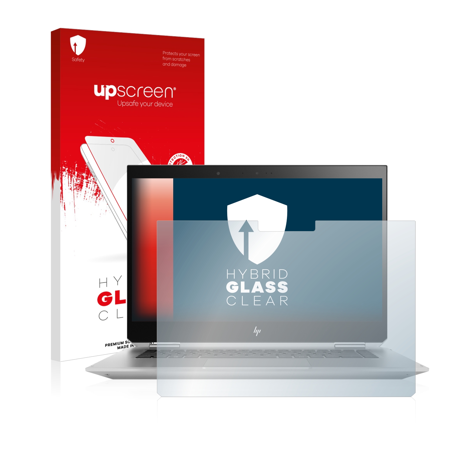 čirá skleněná fólie upscreen Hybrid Glas pro HP ZBook Studio x360 G5
