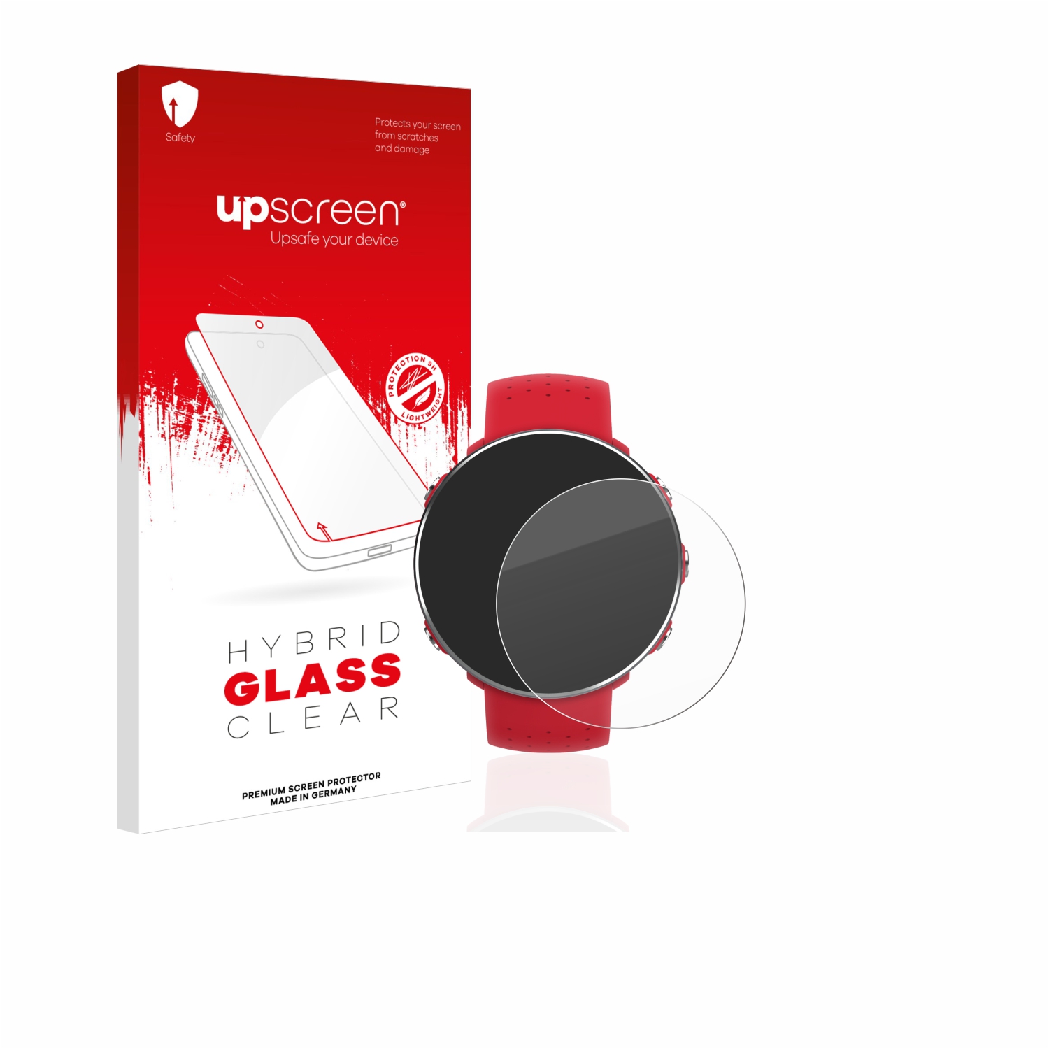 čirá skleněná fólie upscreen Hybrid Glas pro Polar Vantage M