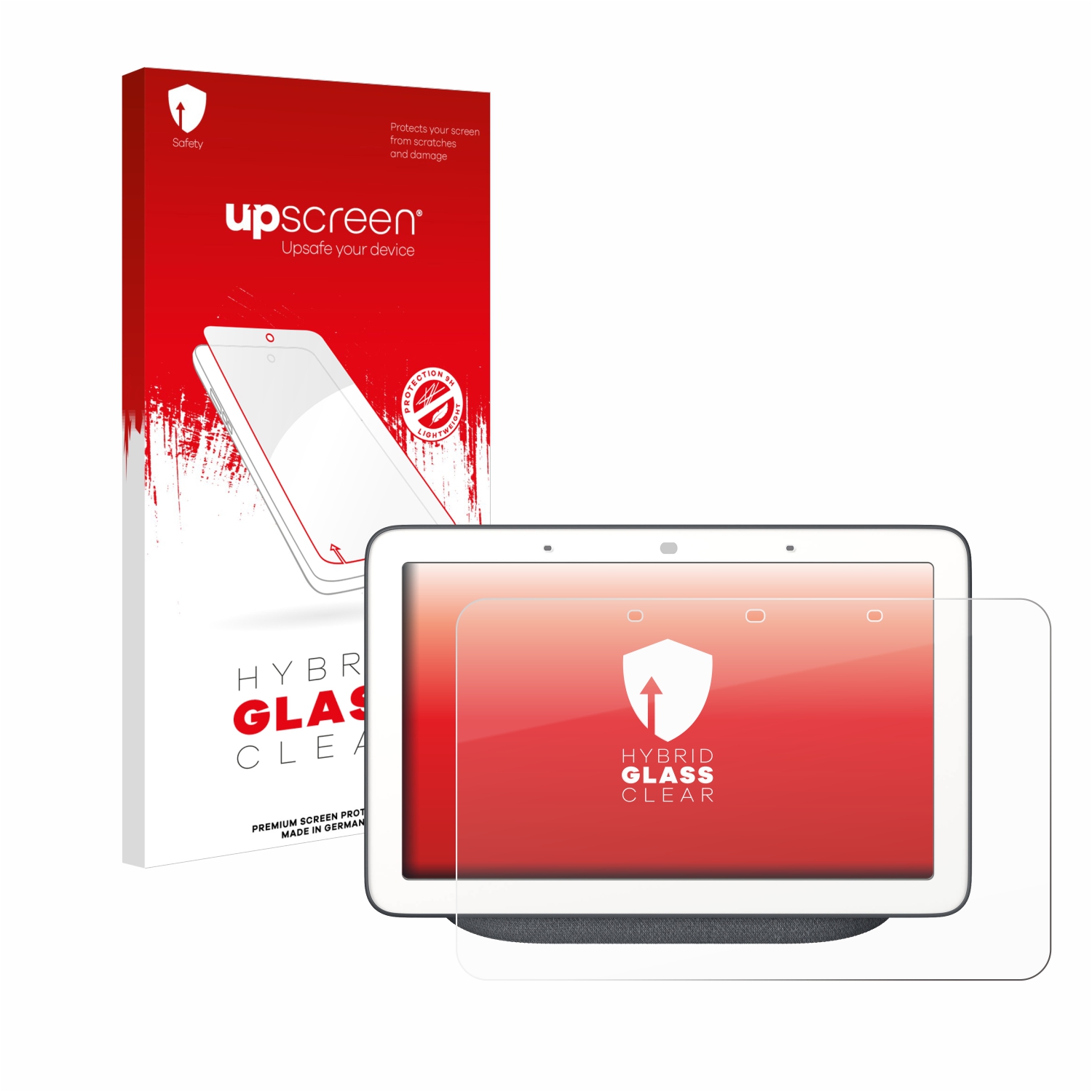 čirá skleněná fólie upscreen Hybrid Glas pro Google Home Hub