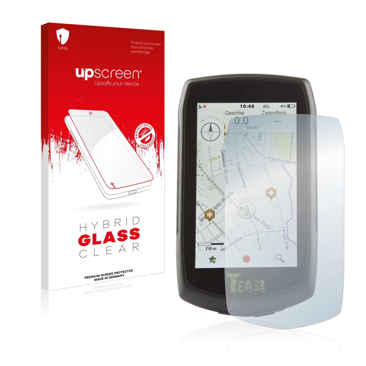 čirá skleněná fólie upscreen Hybrid Glas pro A-Rival Teasi One4
