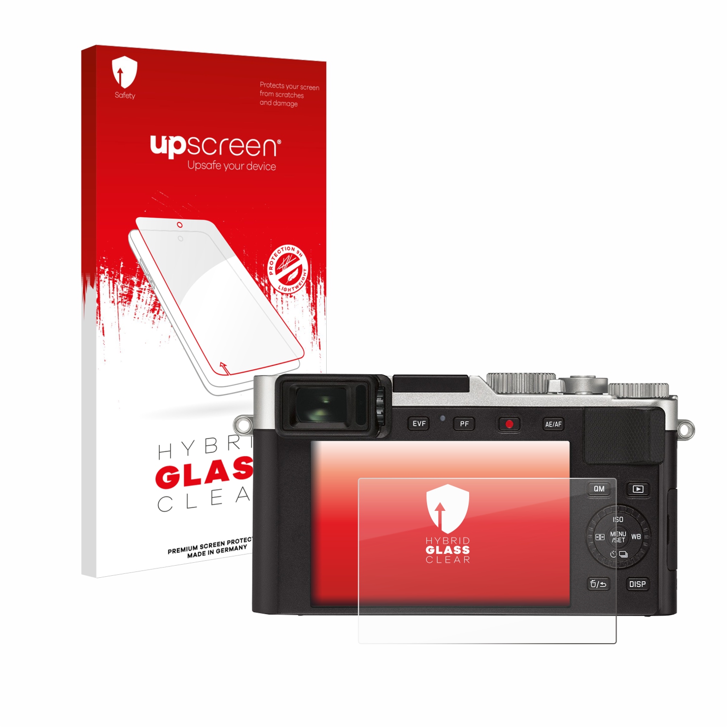 čirá skleněná fólie upscreen Hybrid Glas pro Leica D-Lux 7