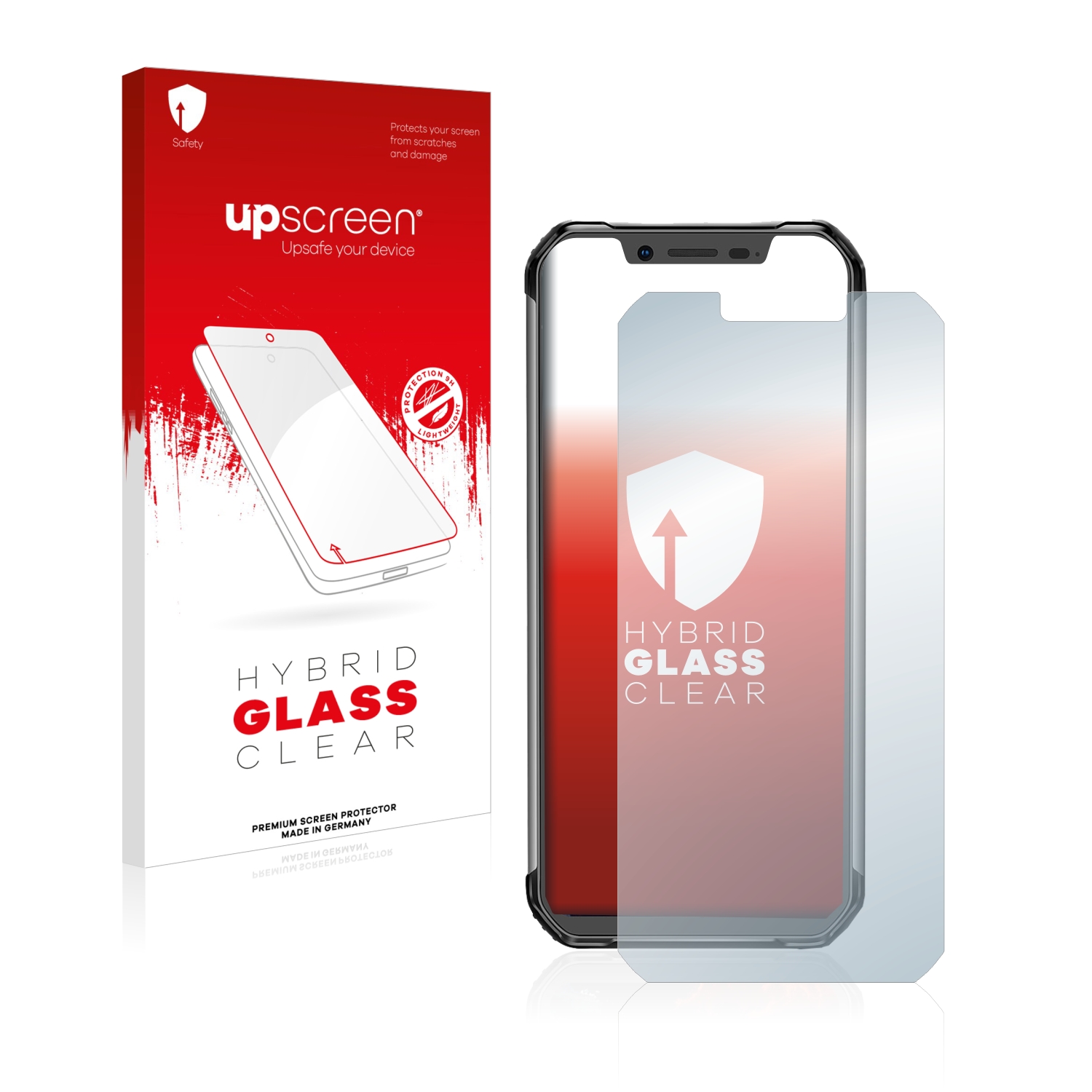 čirá skleněná fólie upscreen Hybrid Glas pro Blackview BV9600 Pro