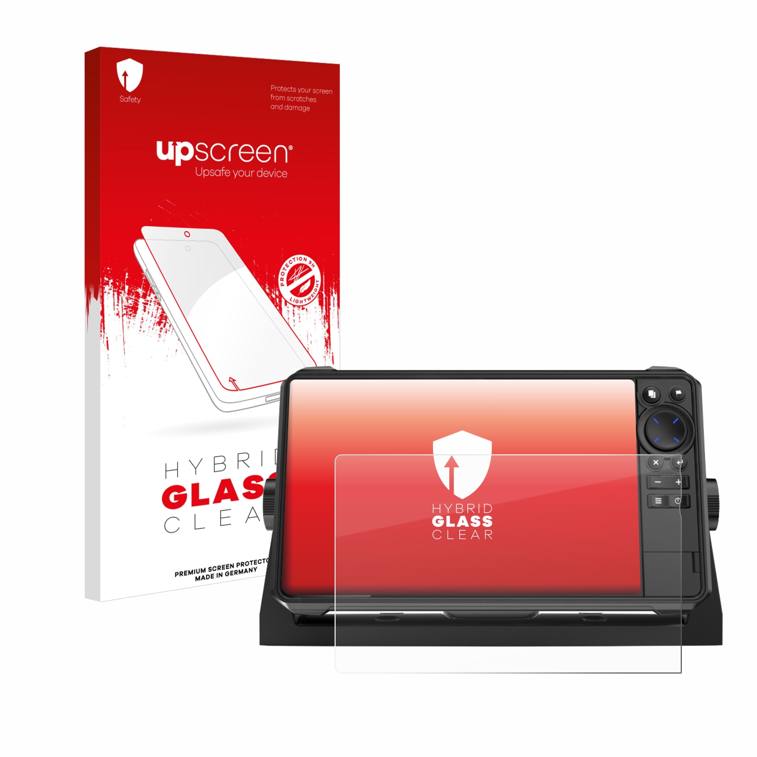 čirá skleněná fólie upscreen Hybrid Glas pro Lowrance HDS 9 Live Echolot
